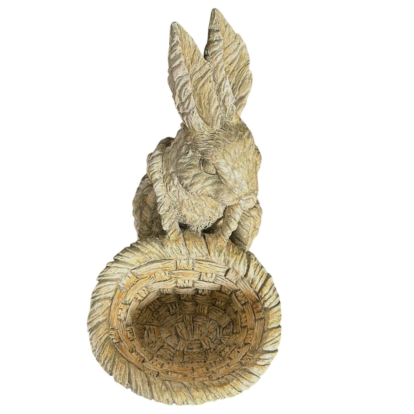 Large Bunny Rabbit w/Woven Easter Egg Basket Backpack-Sensational Easter Decor - Thumbnail 5