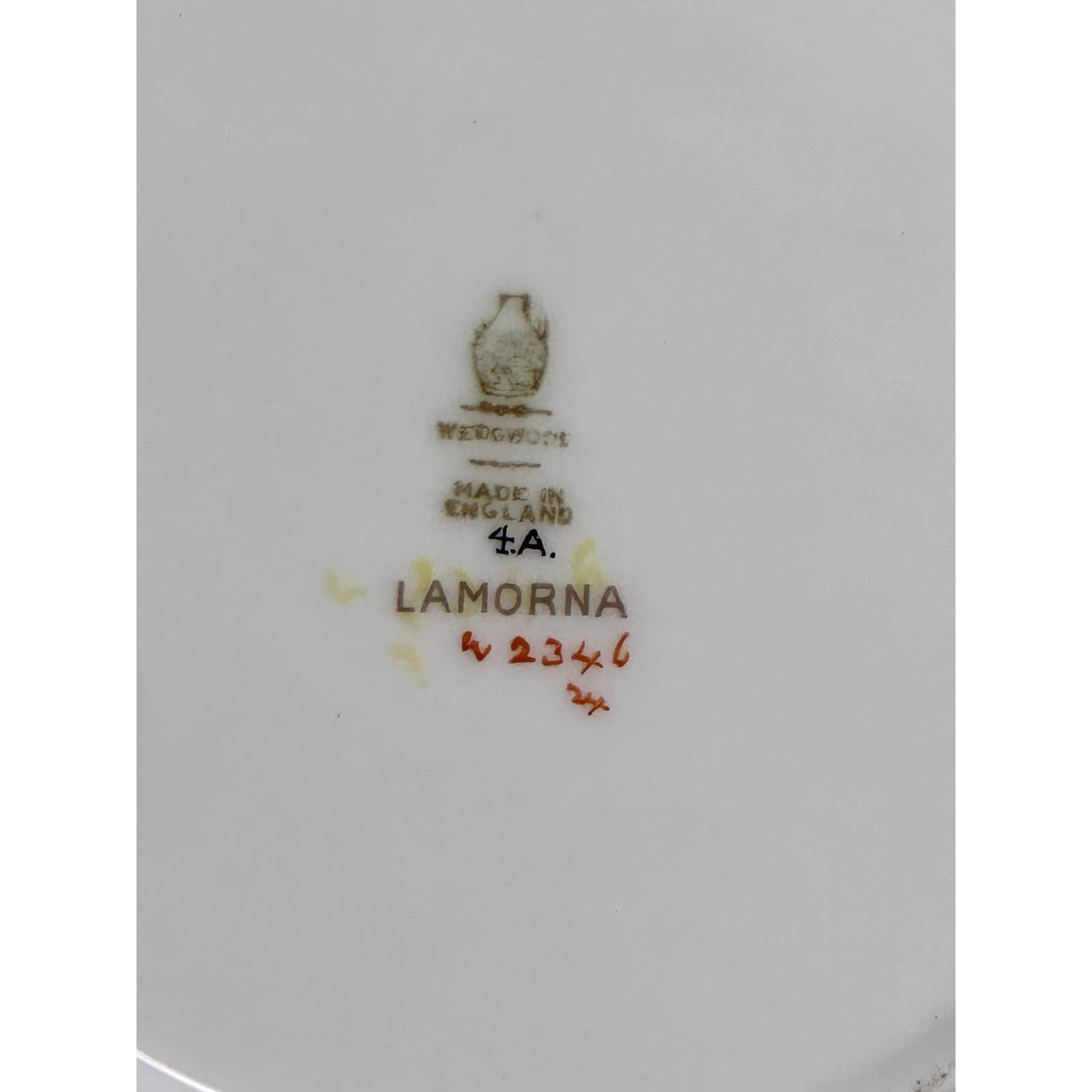 Wedgwood Vintage English Porcelain Lamorna Bread/Dessert 6 7/8" Plate Rare - Thumbnail 10