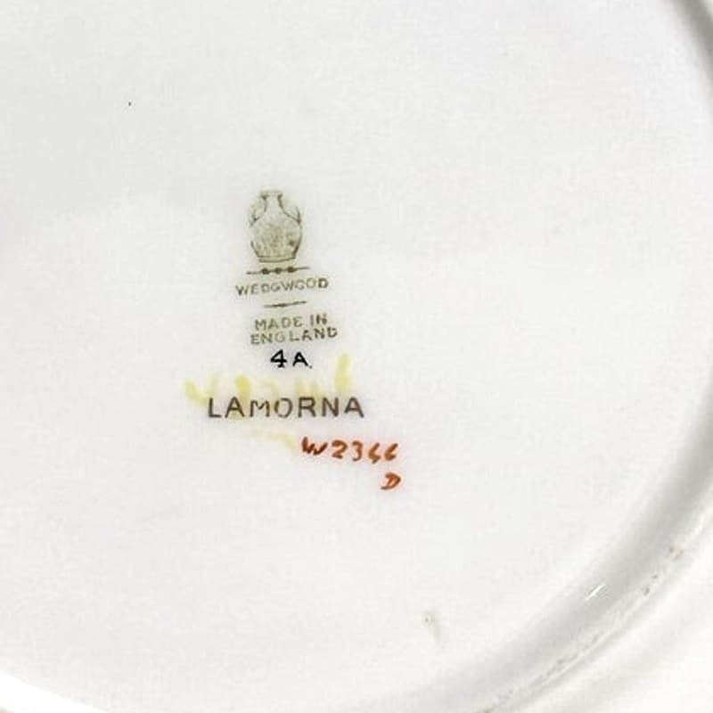 Wedgwood Vintage English Porcelain Lamorna Bread/Dessert 6 7/8" Plate Rare - Thumbnail 7