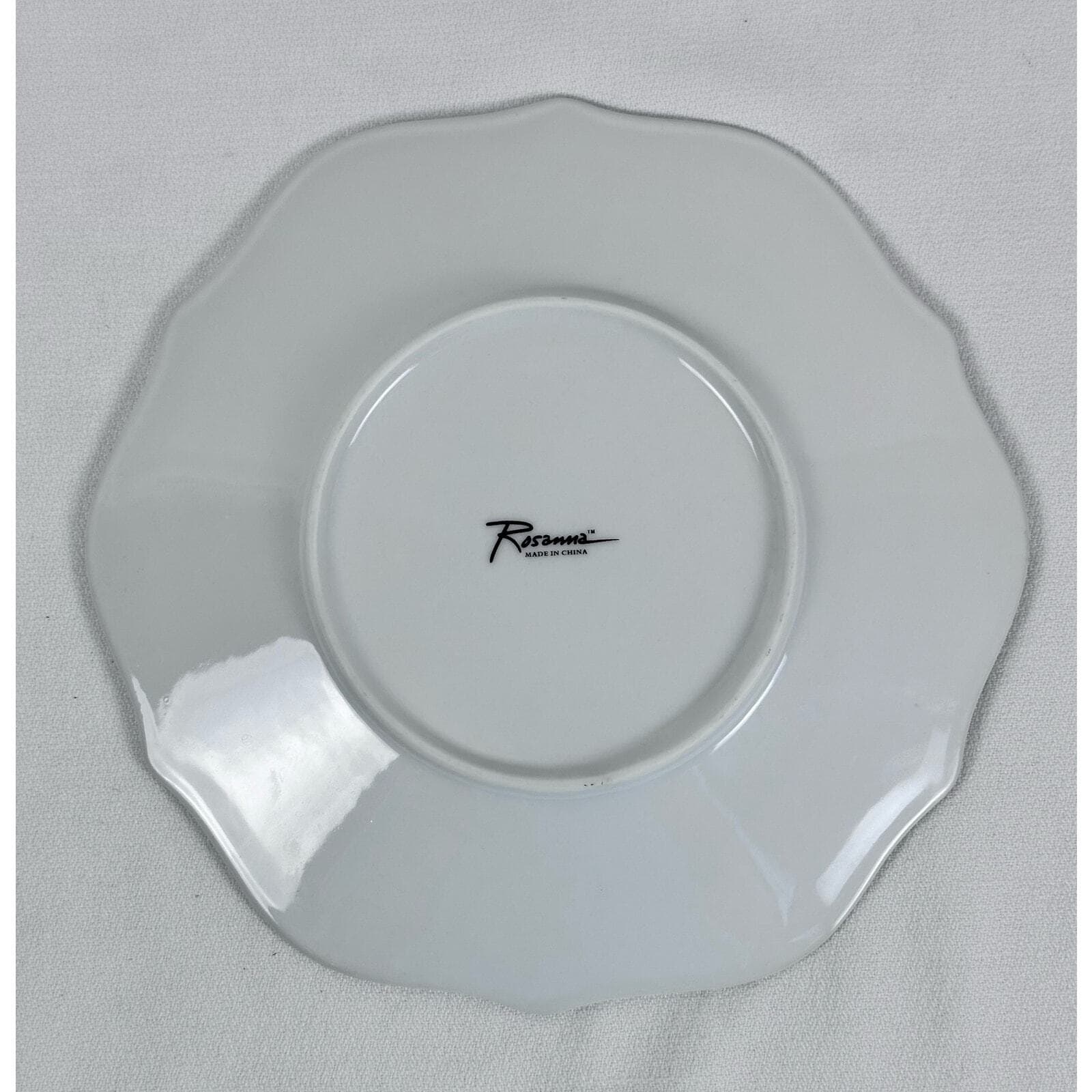 R0SANNA LES BIJOAX 8” Luncheon Desert Plate Jewelry Design Excellent Condition - Thumbnail 6