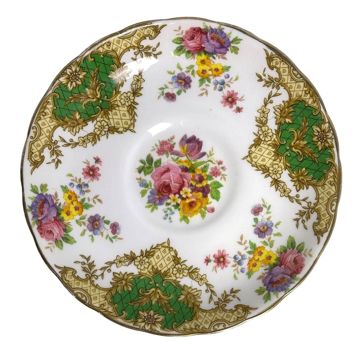 Tuscan-Royal Tuscan Retired Provence Hand Painted Bone China Teacup and Saucer - Thumbnail 6