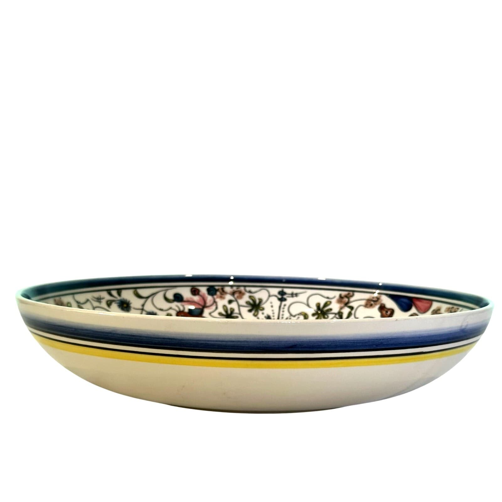 Nazari Portugal Hand-Painted 14.5" Williams-Sonoma Provence Bowl w/Stand - Thumbnail 4