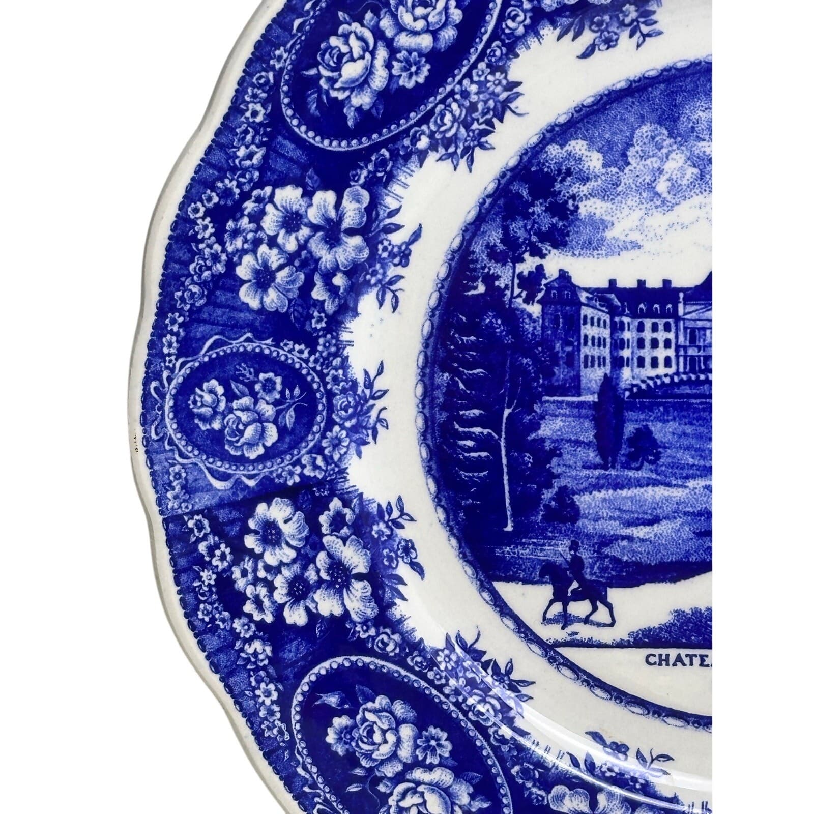 BOCH FRÈRES KERAMIS Plate Château du Roeulx Prov du Hainaut 1770 Limited Edition - Thumbnail 3