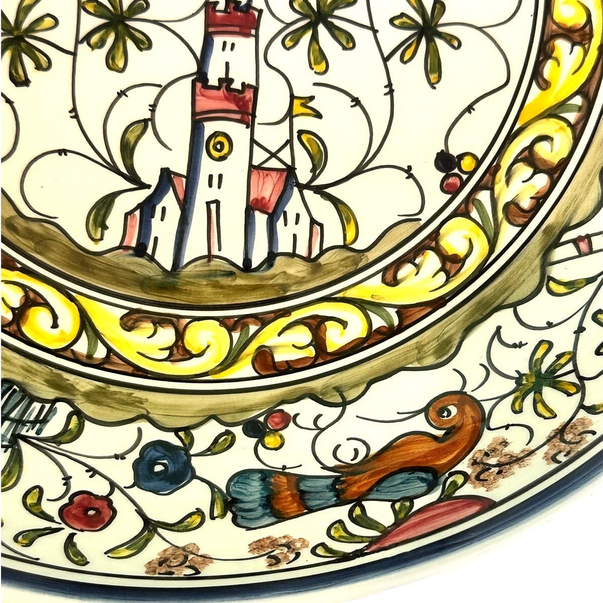 Nazari Portugal Hand-Painted 14.5" Williams-Sonoma Provence Bowl w/Stand - Thumbnail 7