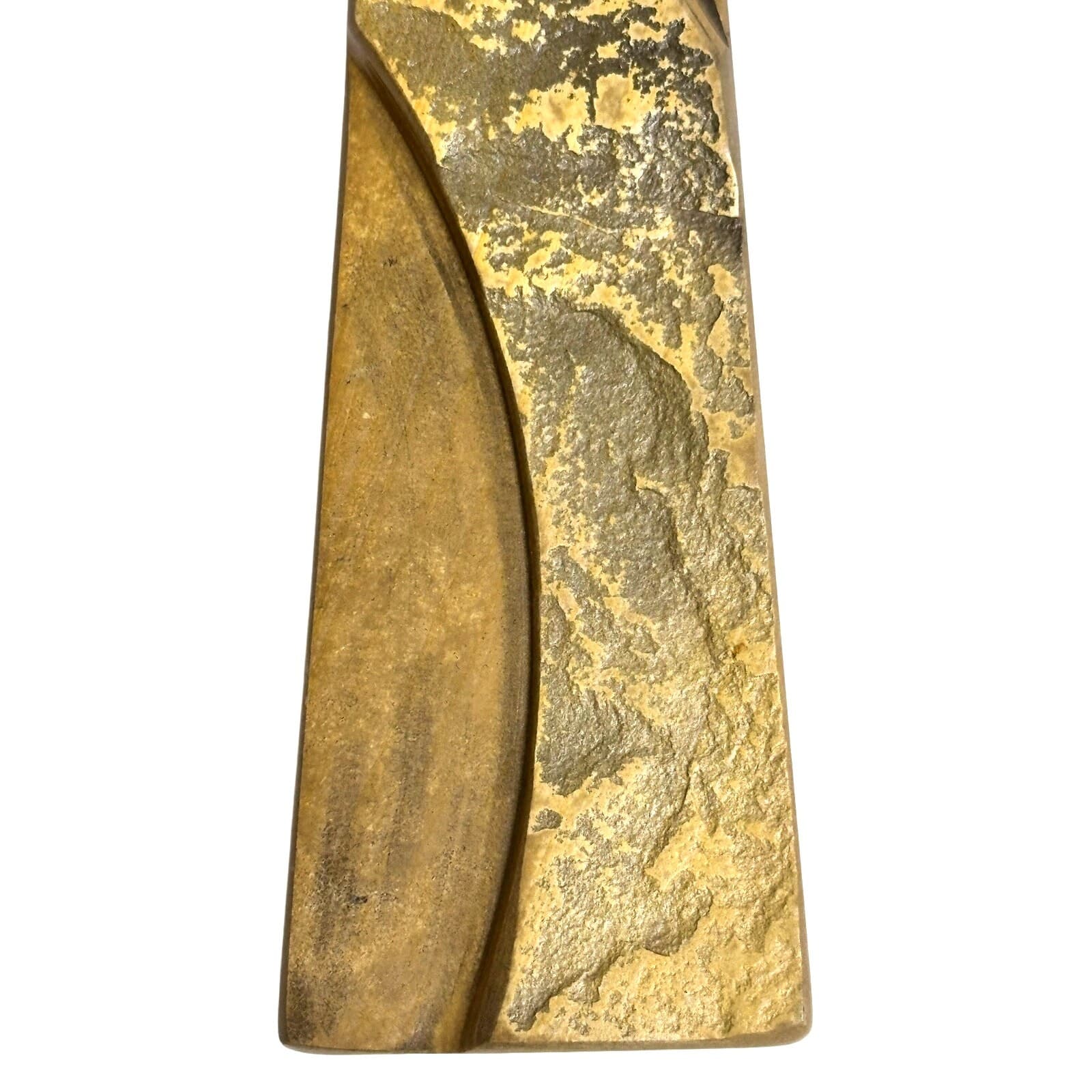 Carved Stone Contemporary Rustic Art Cross R. Rose Vintage 2010-Stunning Design - Thumbnail 3
