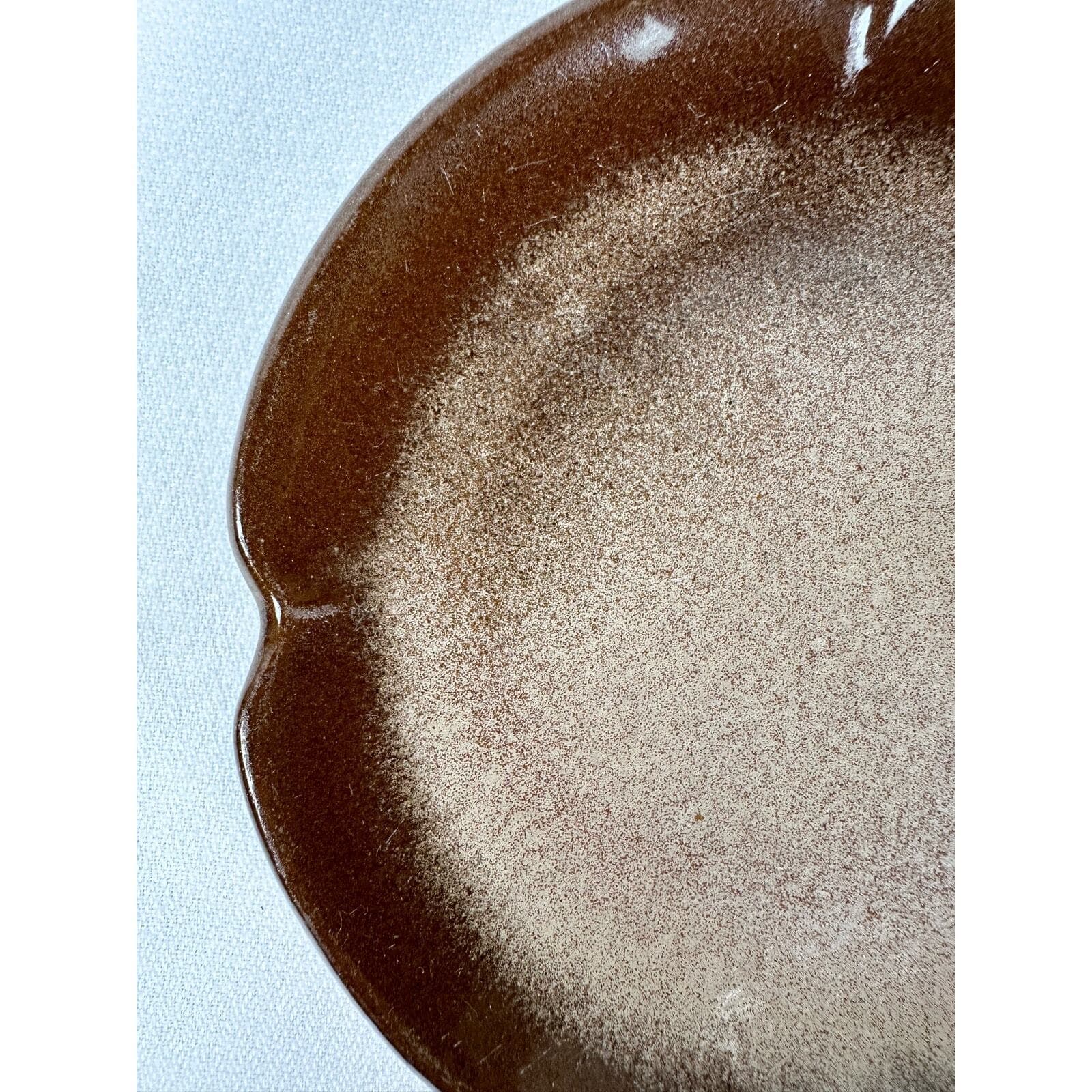 Frankoma 5E Plainsman Brown Satin Salad Desert Plate 5-7/8” VG - Thumbnail 2