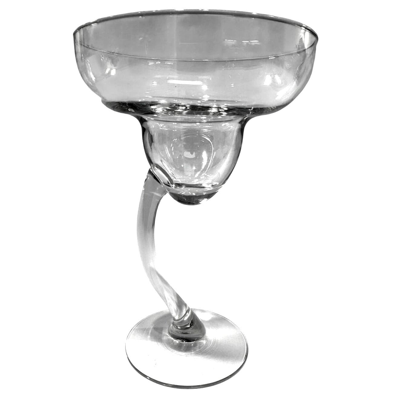 Libbey Bravura Clear Vintage Eclectic MCM Margarita Glasses-Set of Two - Thumbnail 4