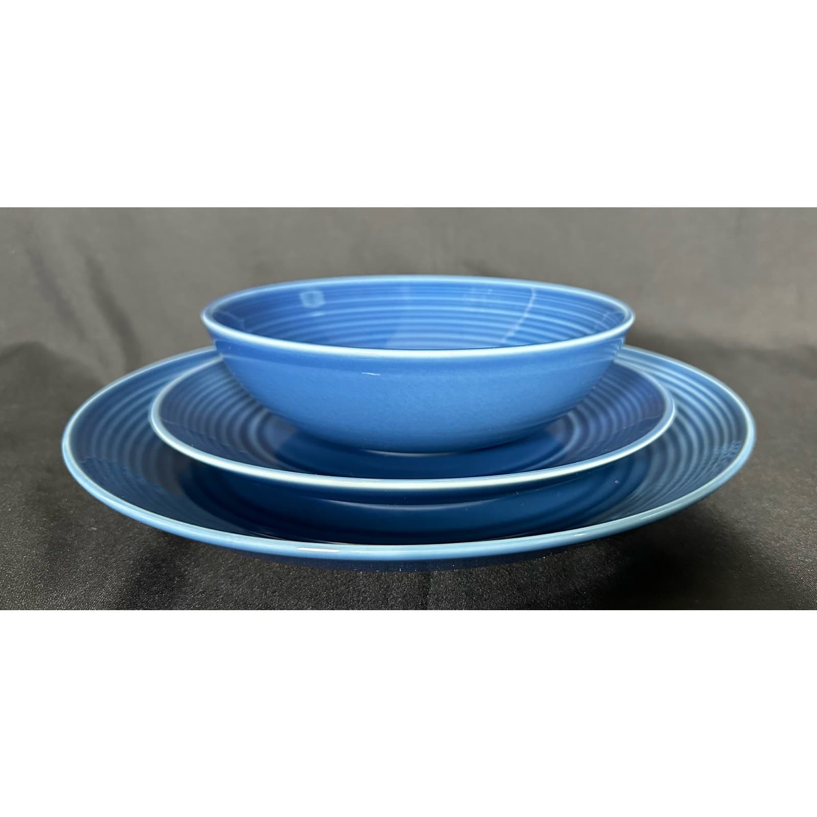 Royal Doulton Gordon Ramsay Maze Denim Blue 3-Piece Place Setting