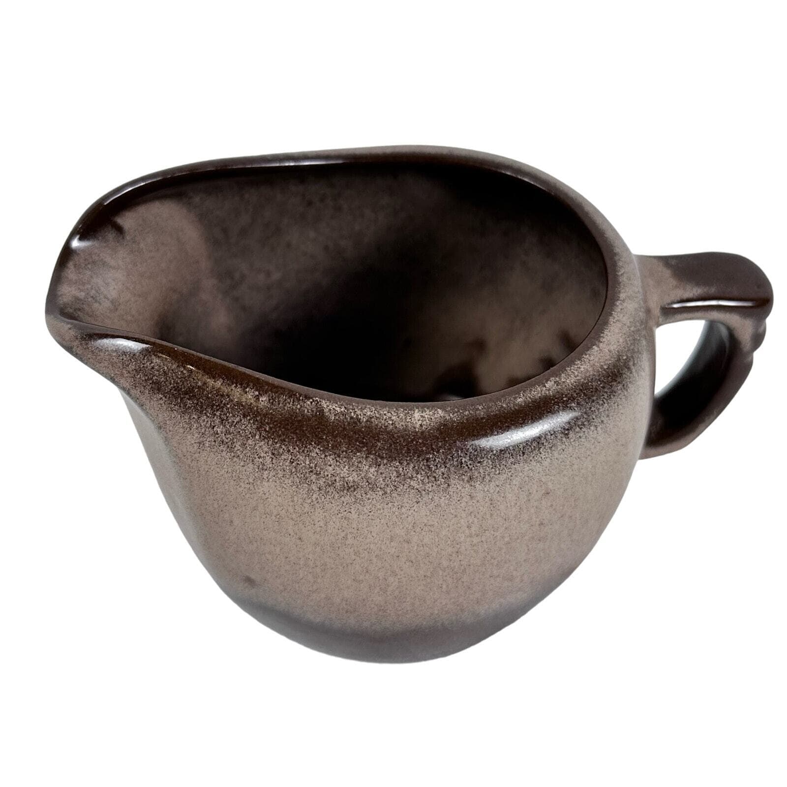 Frankoma 5A Plainsman Brown Satin Creamer VG Condition USA. - Thumbnail 5