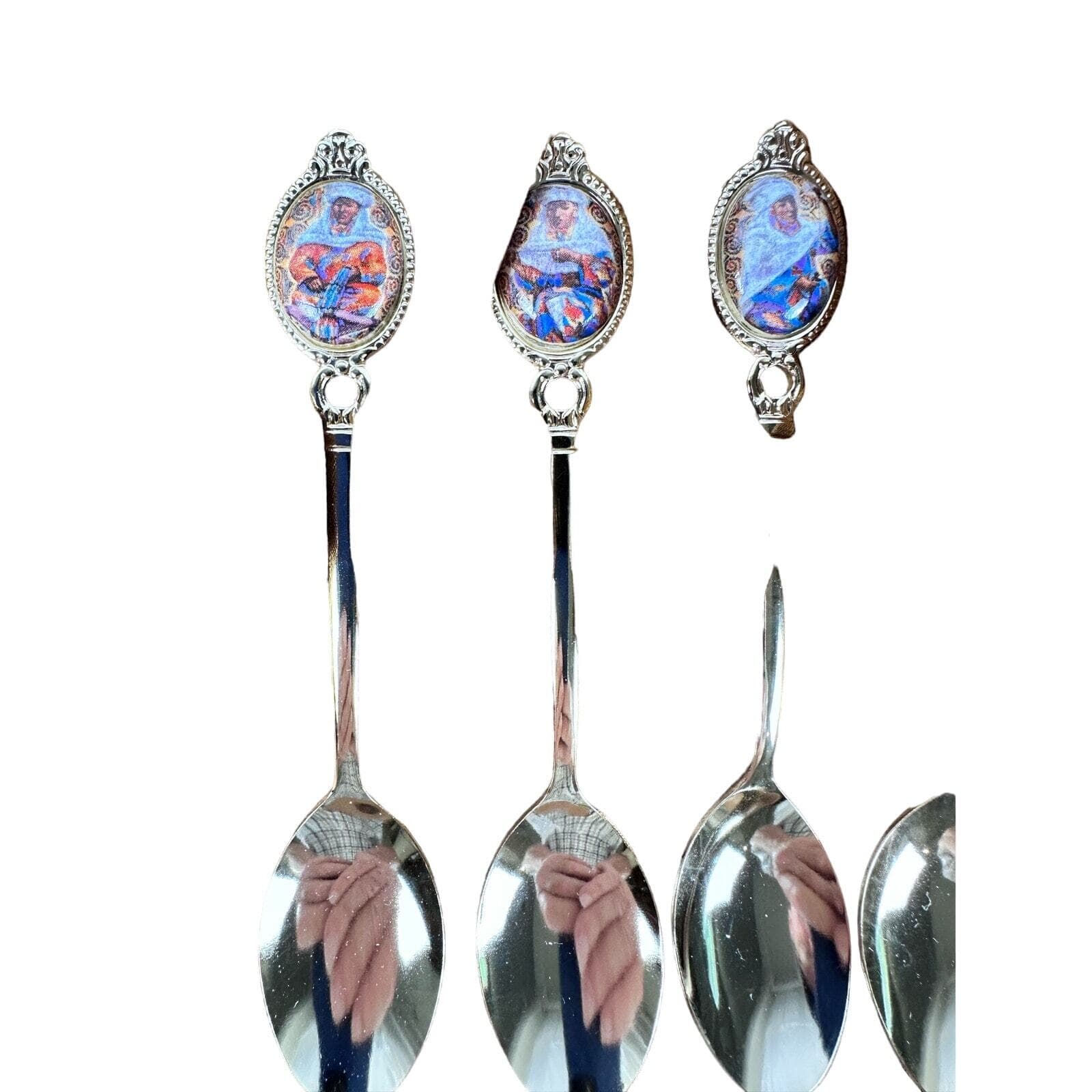 Empire Limited Edition Teaspoons Fine Bone China Stainless Steel 6 Spoons NIB - Thumbnail 3
