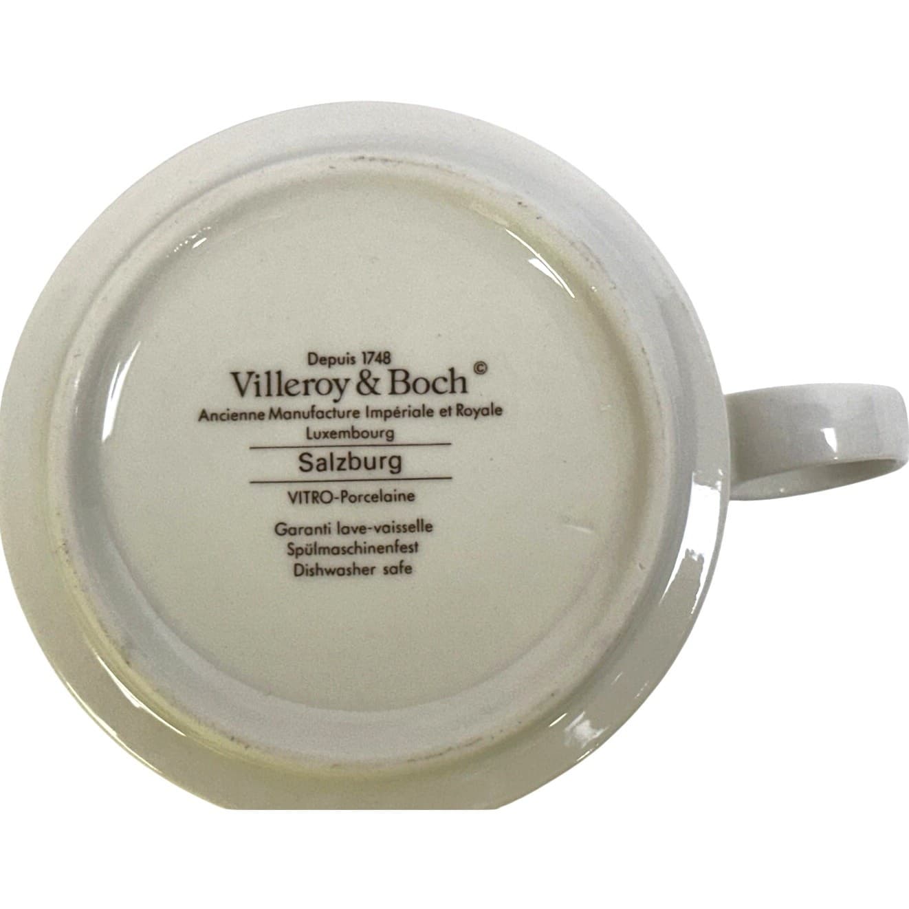 Villeroy & Boch Retired Vintage 1986-89 'Salzburg' Flat Coffee Cup(s)-Excellent - Thumbnail 7