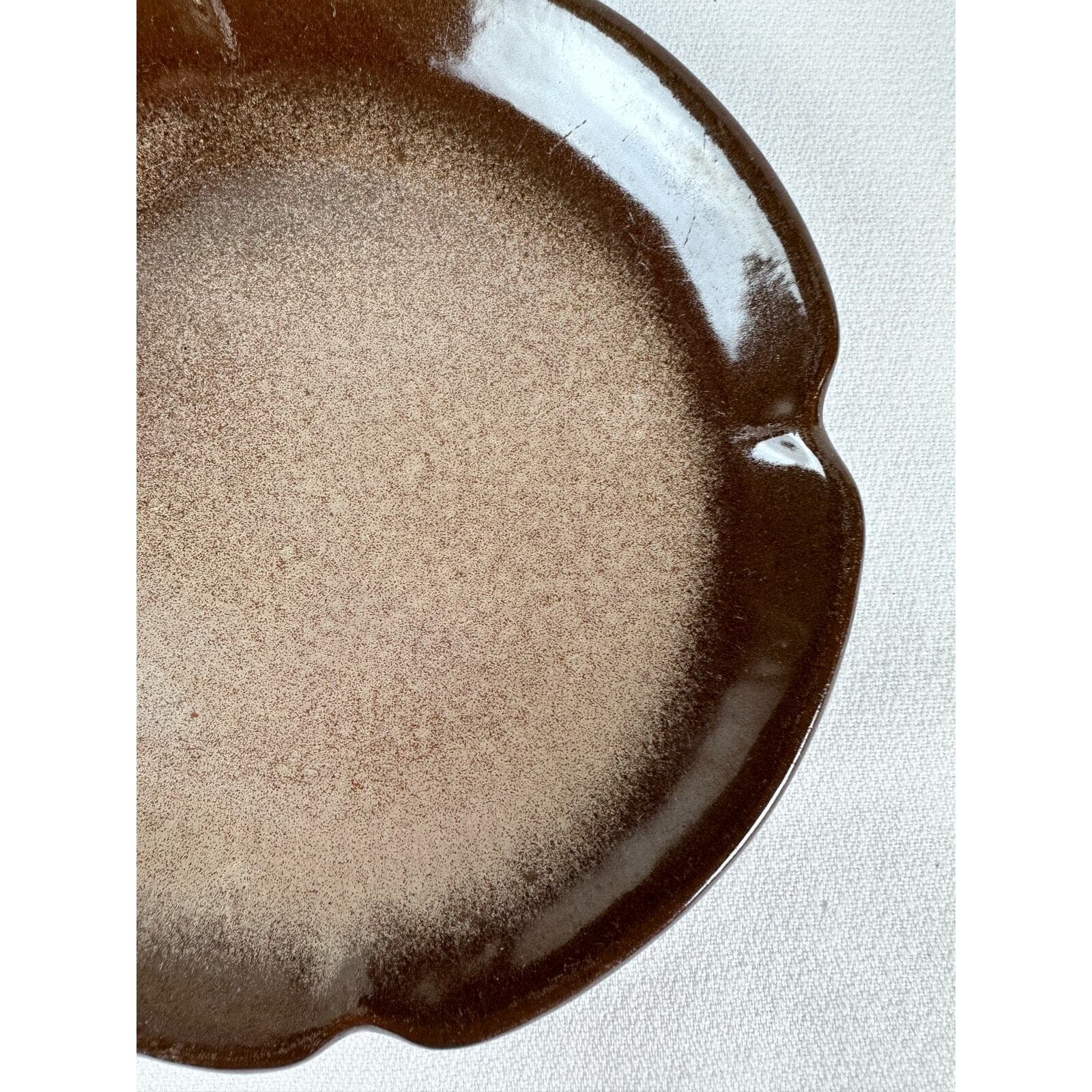 Frankoma 5E Plainsman Brown Satin Salad Desert Plate 5-7/8” VG - Thumbnail 4