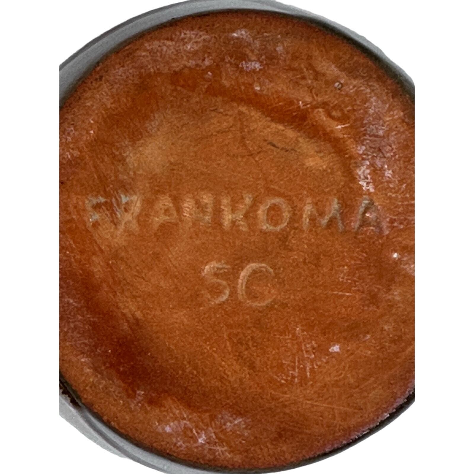 Frankoma 5C Plainsman Brown Satin Coffee Cup Mug VG - Thumbnail 7