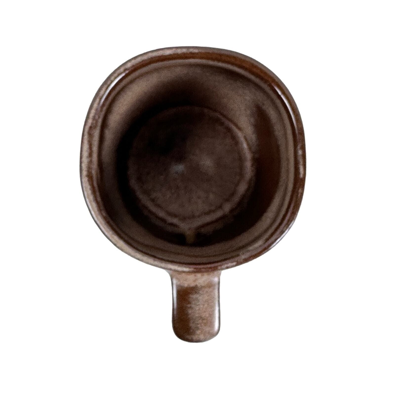 Frankoma 5C Plainsman Brown Satin Coffee Cup Mug VG - Thumbnail 5