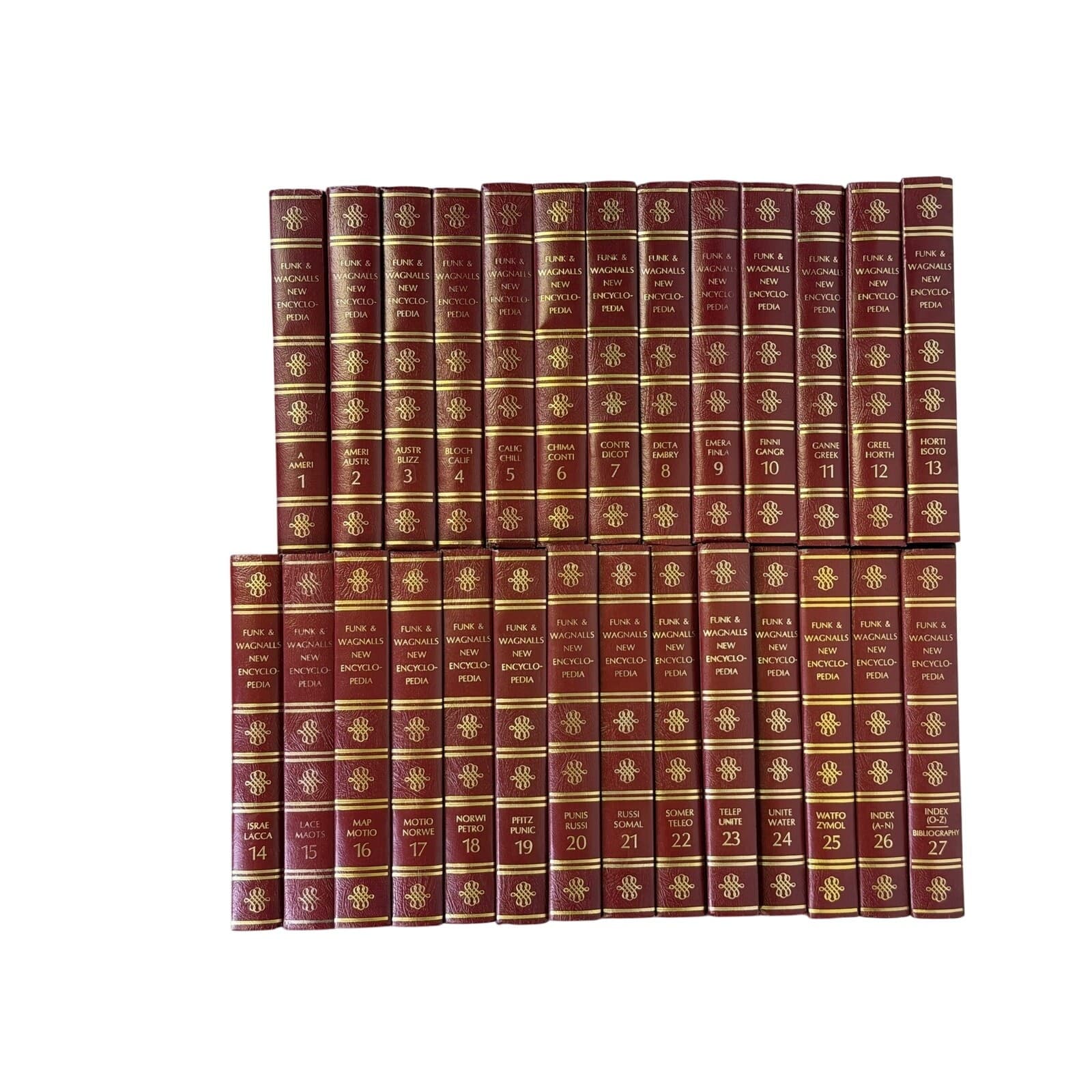 Funk & Wagnalls New Encyclopedia 1972 Edition 27 Volumes