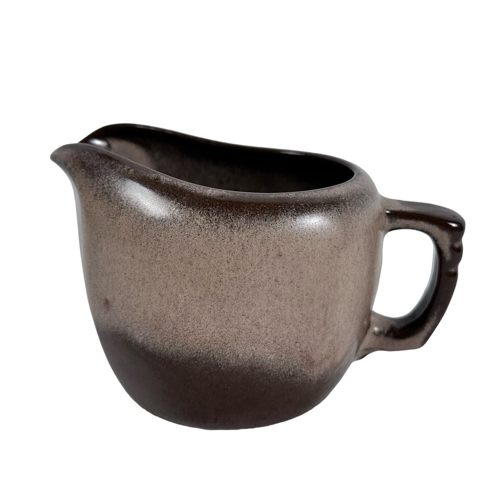 Frankoma 5A Plainsman Brown Satin Creamer VG Condition USA.
