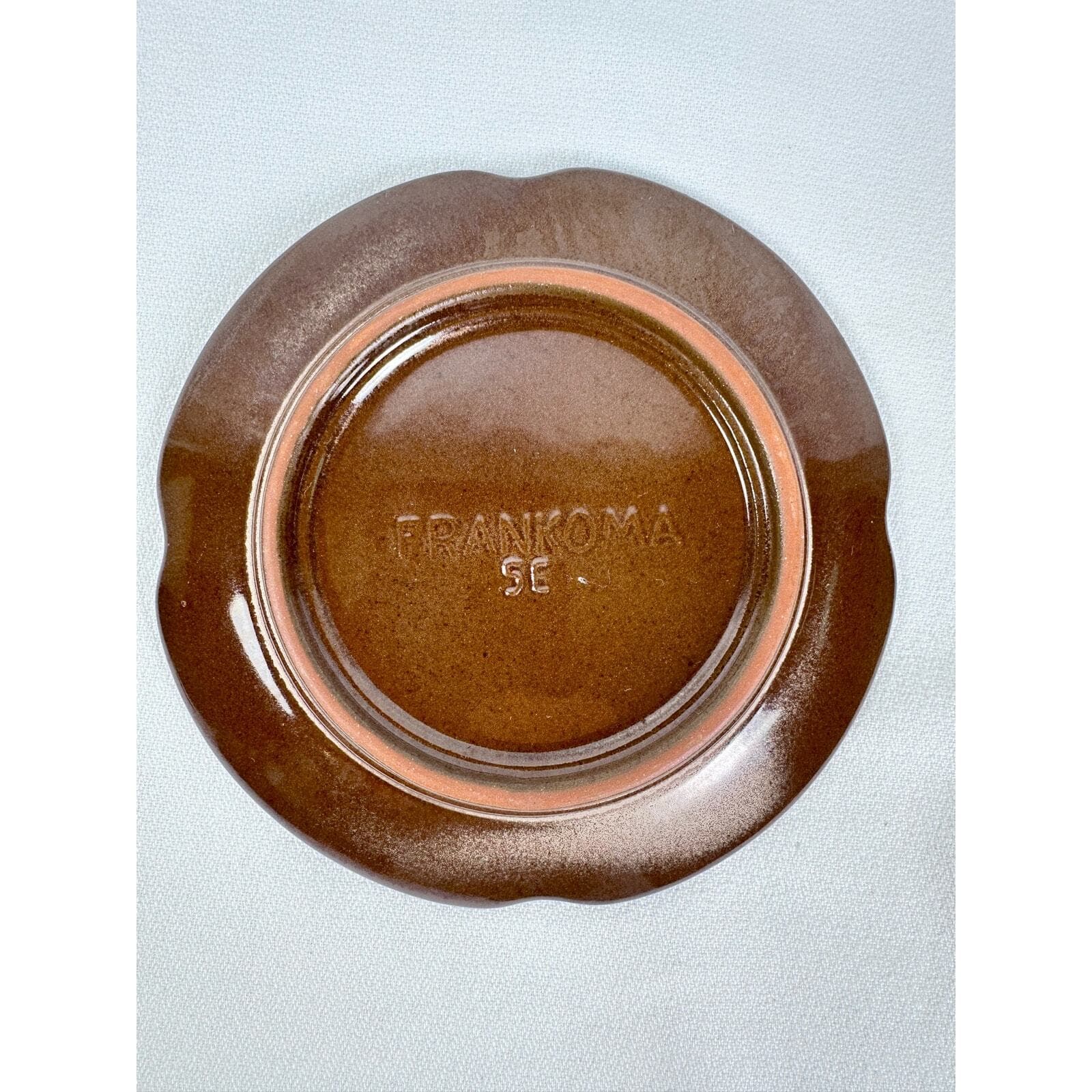 Frankoma 5E Plainsman Brown Satin Salad Desert Plate 5-7/8” VG - Thumbnail 6