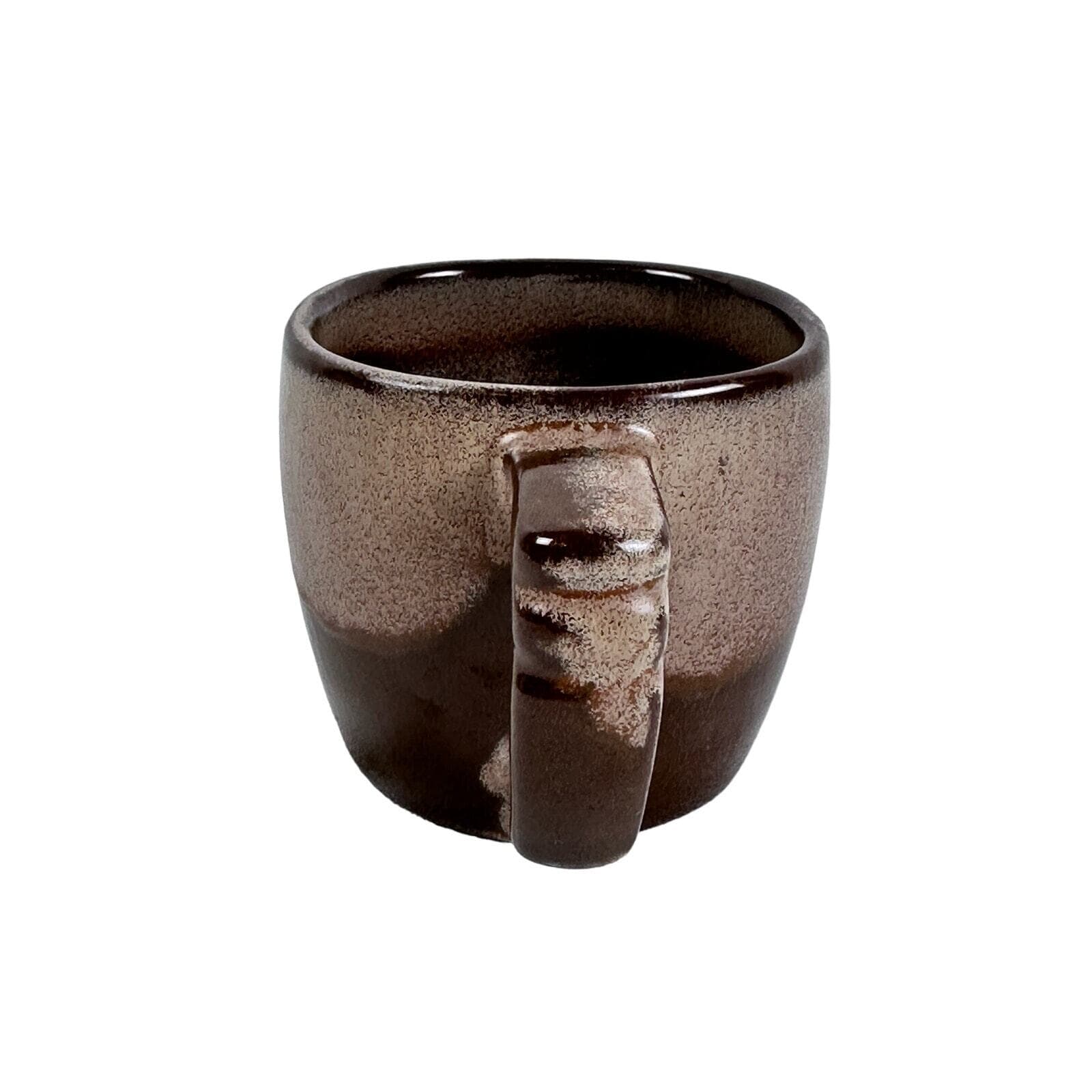 Frankoma 5C Plainsman Brown Satin Coffee Cup Mug VG - Thumbnail 2