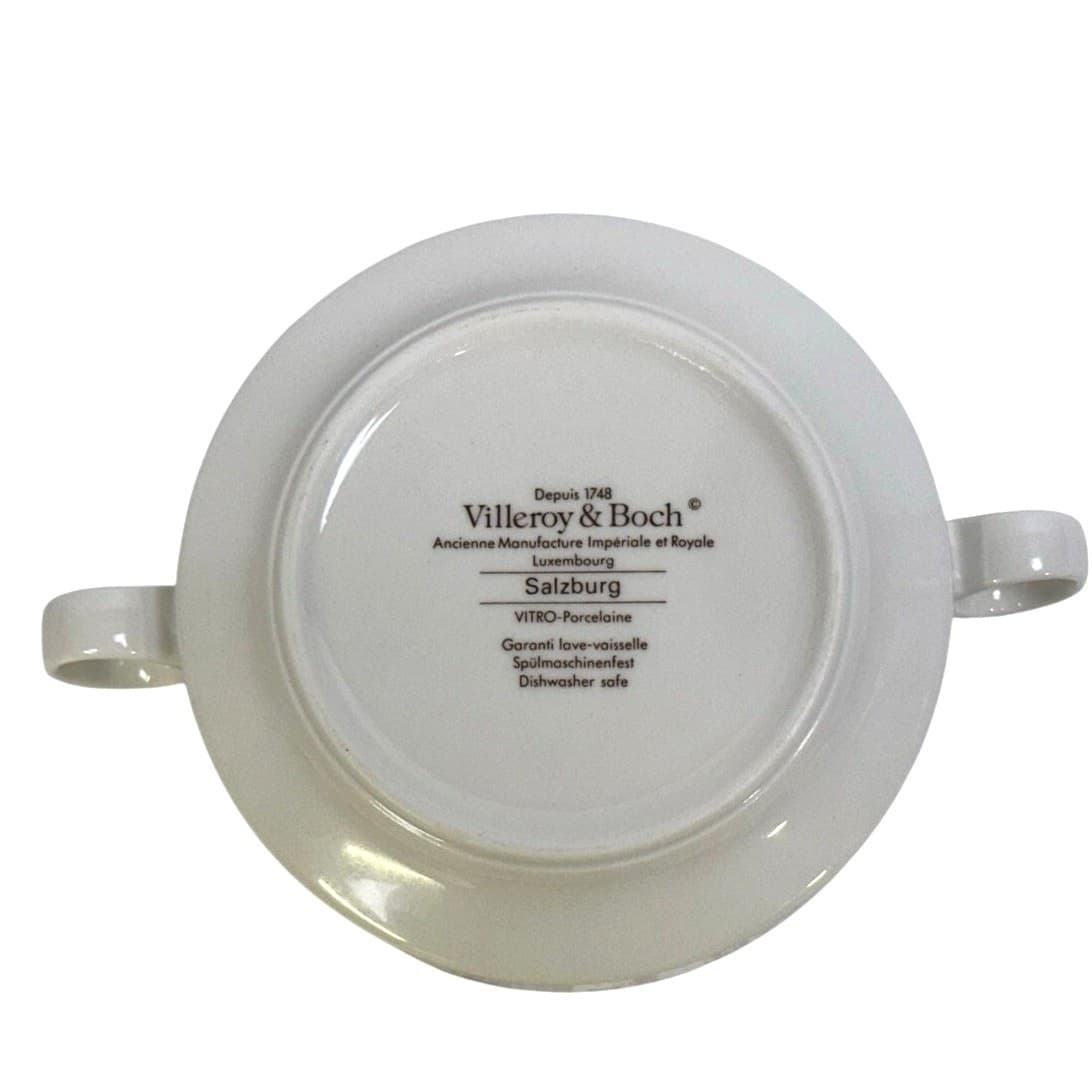 Villeroy & Boch Retired Vintage 1986-89 'Salzburg' Cream Soup Cup(s)-Excellent - Thumbnail 4