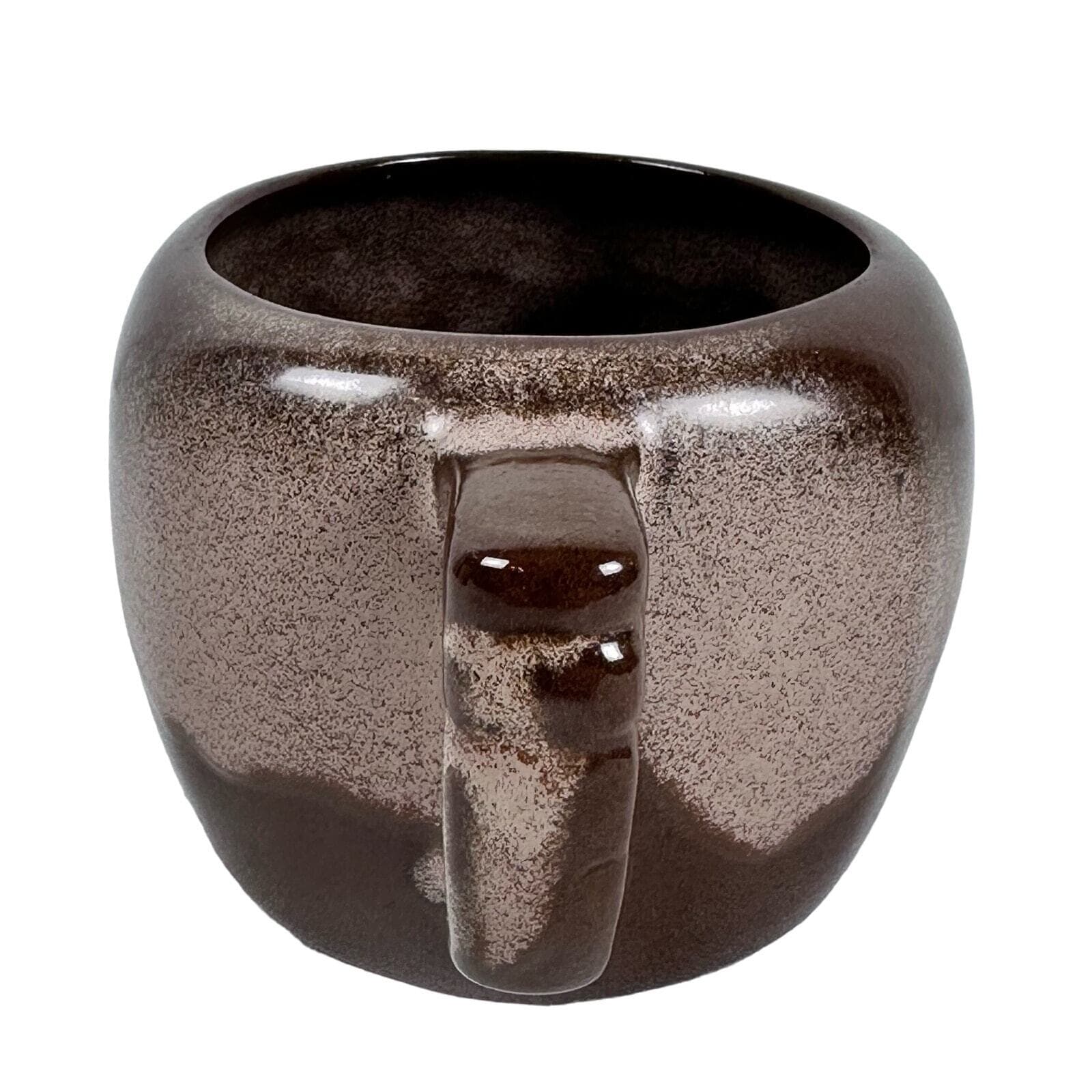 Frankoma 5B Plainaman Brown Satin Sugar Bowl very good condition no lid - Thumbnail 4
