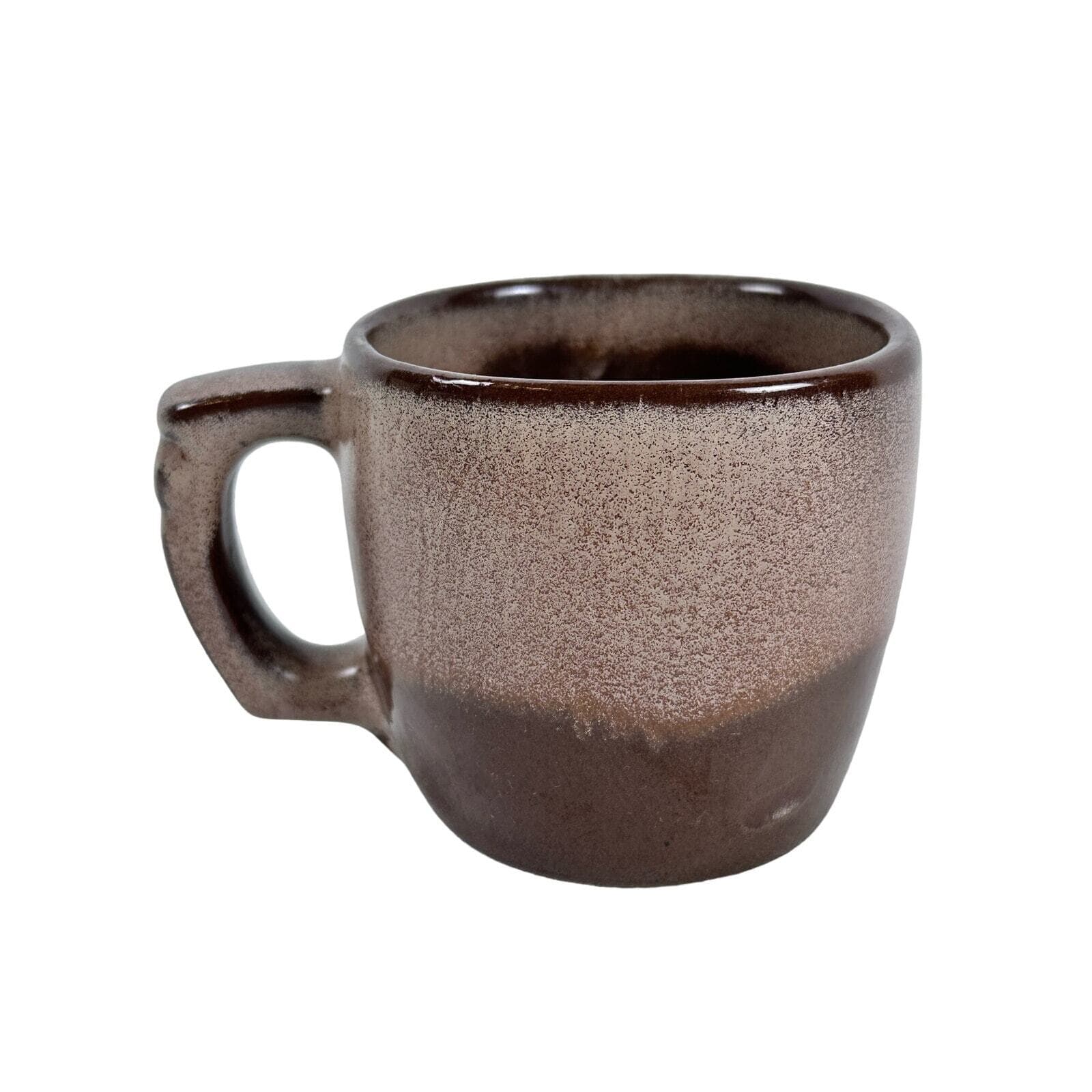 Frankoma 5C Plainsman Brown Satin Coffee Cup Mug VG - Thumbnail 3