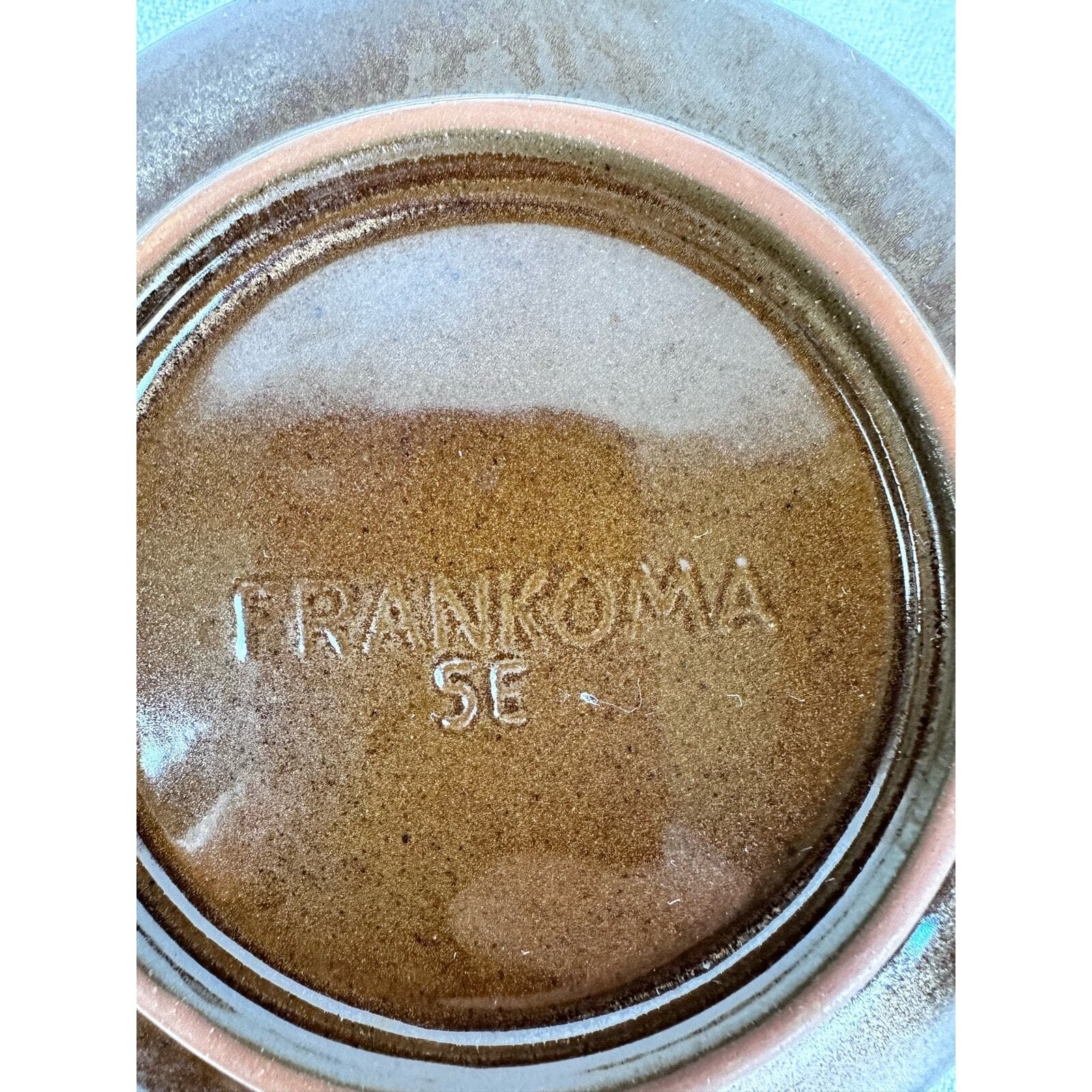 Frankoma 5E Plainsman Brown Satin Salad Desert Plate 5-7/8” VG - Thumbnail 7