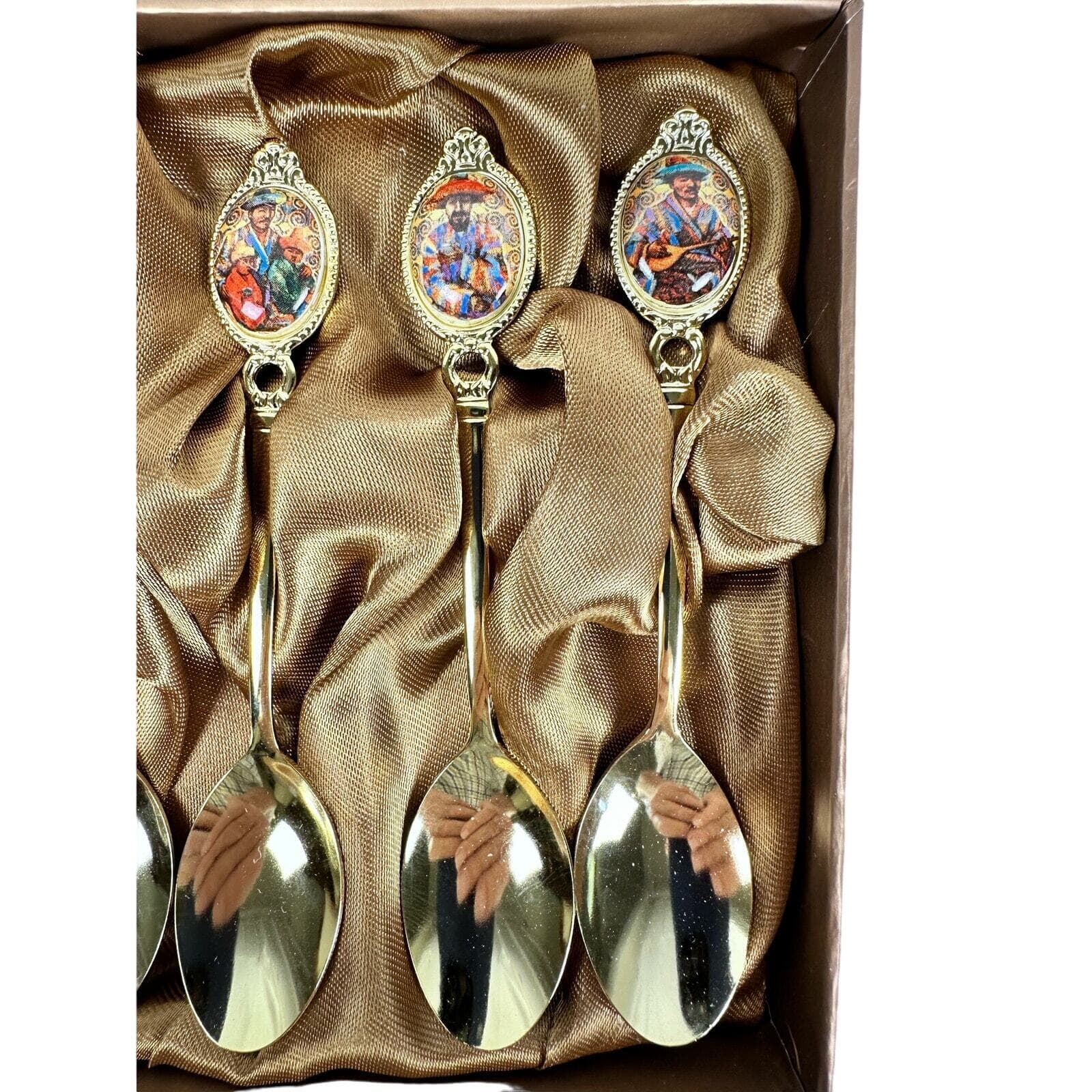 Empire Limited Edition Teaspoons Fine Bone China Stainless Steel 6 Spoons NIB - Thumbnail 4