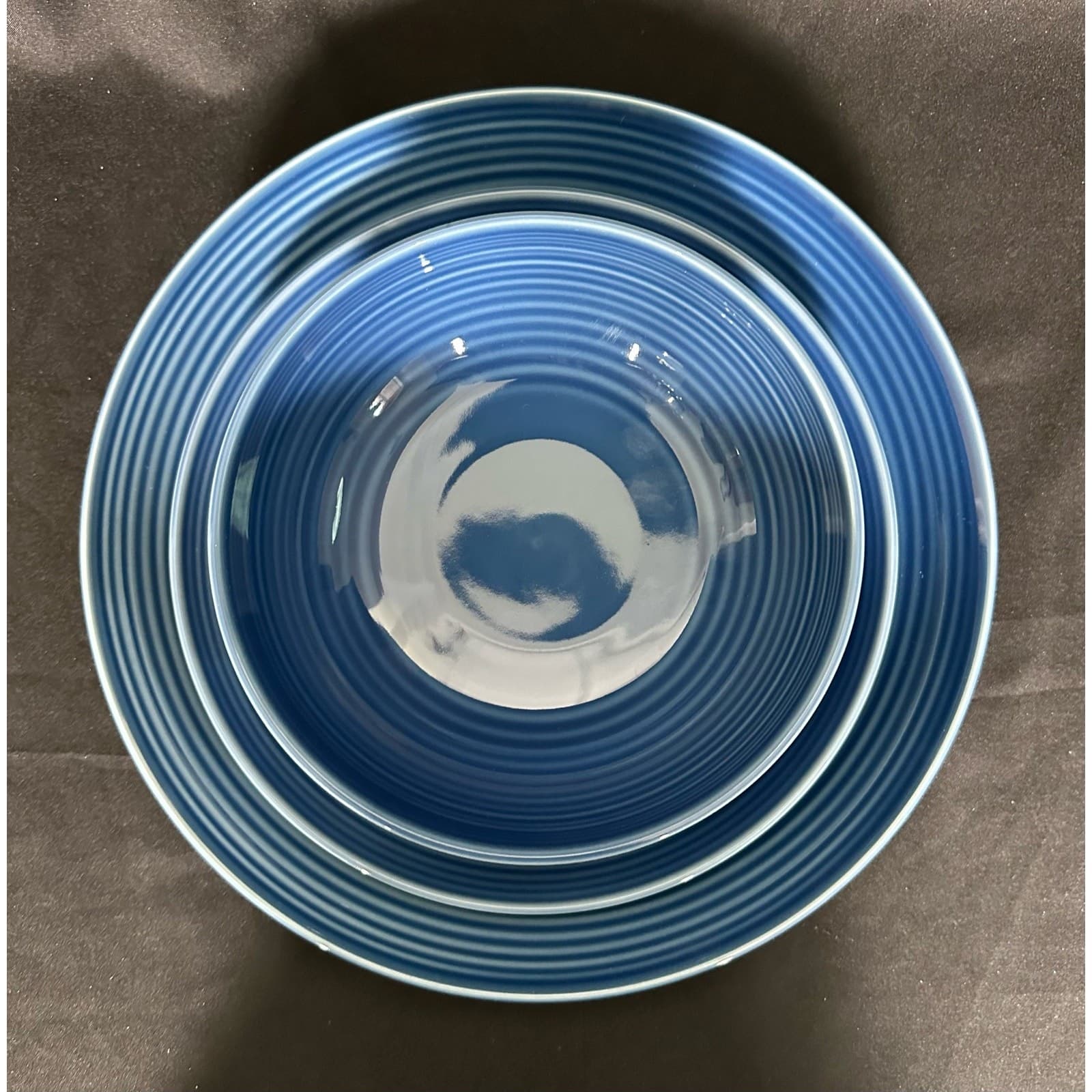 Royal Doulton Gordon Ramsay Maze Denim Blue 3-Piece Place Setting - Thumbnail 2