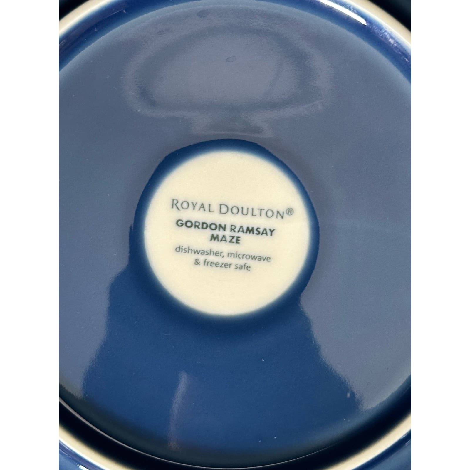 Royal Doulton Gordon Ramsay Maze Denim Blue 3-Piece Place Setting - Thumbnail 9