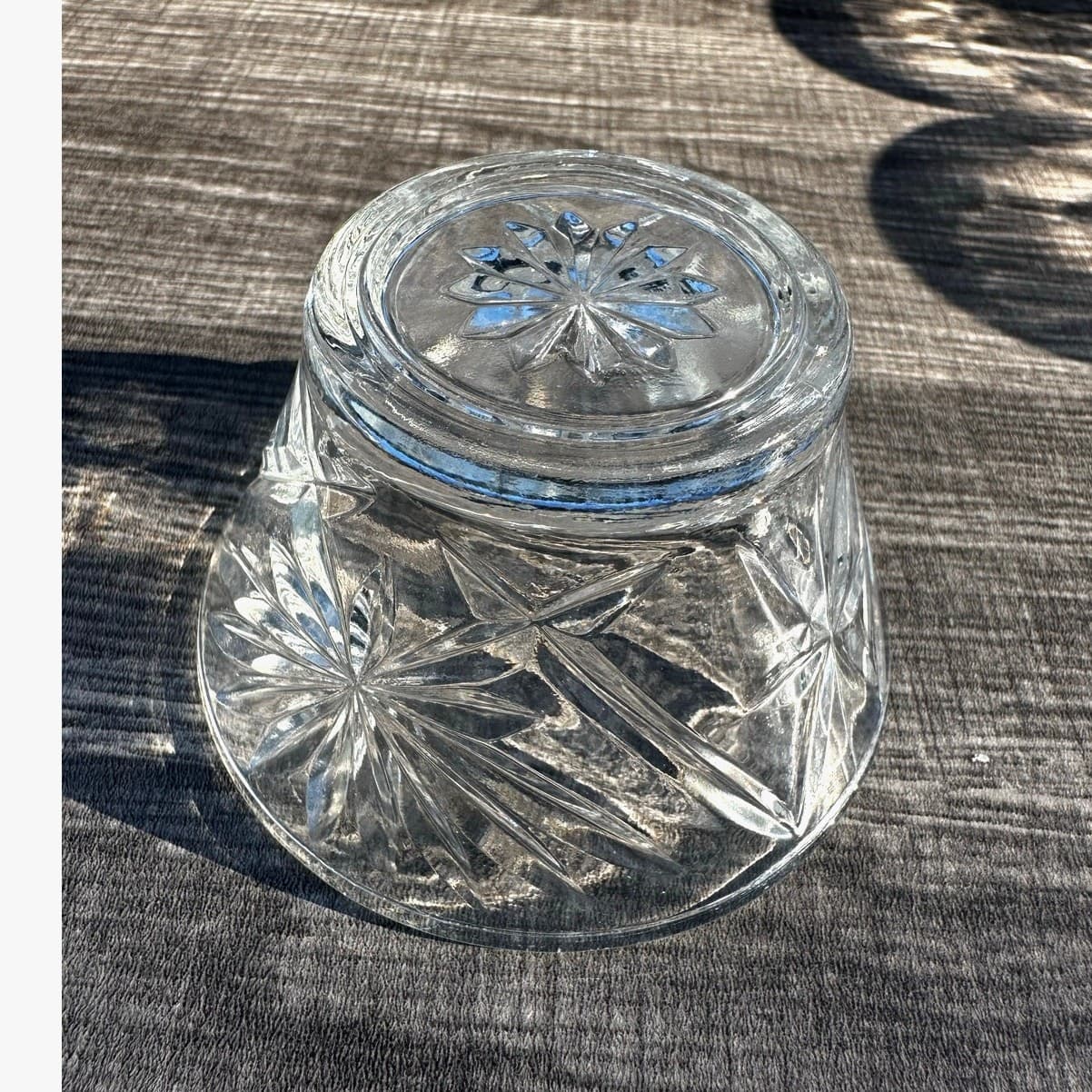 Anchor Hocking Prescut Vintage Clear Small Dessert/Custard Cup-Set of 5 - Thumbnail 7