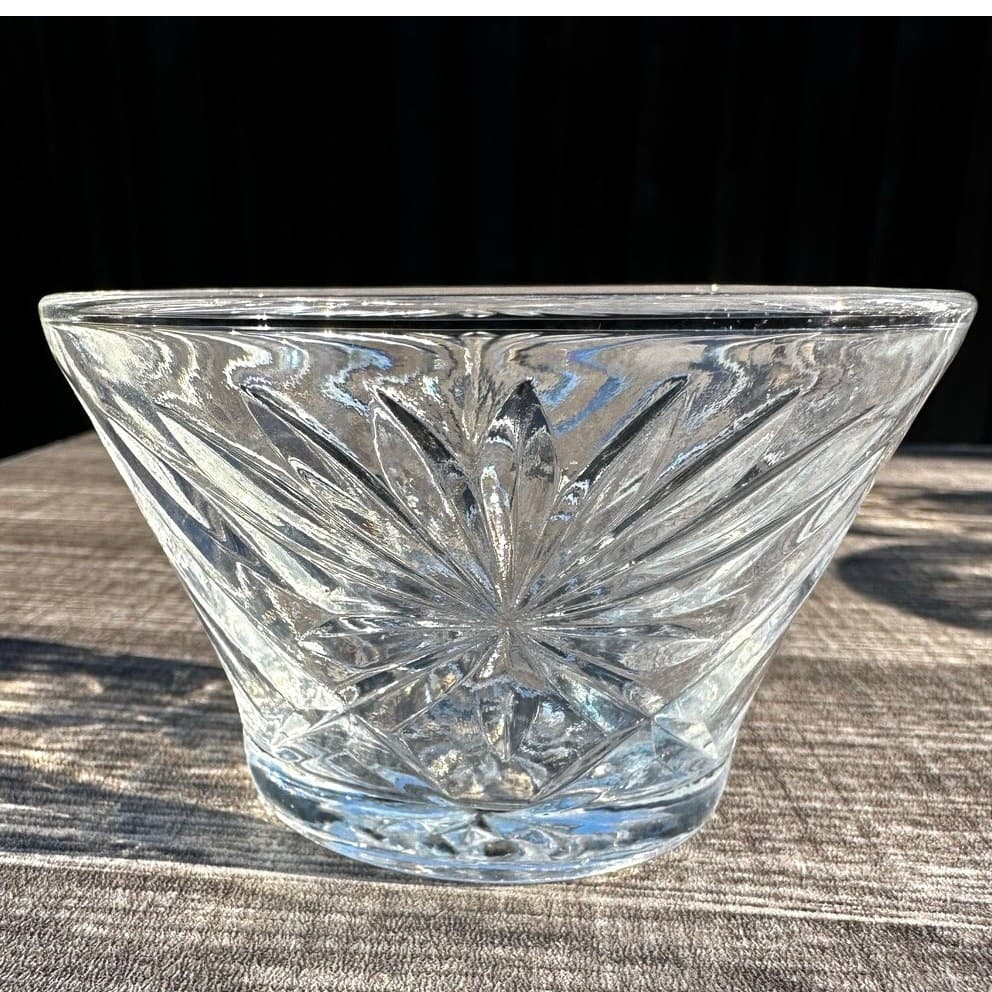 Anchor Hocking Prescut Vintage Clear Small Dessert/Custard Cup-Set of 5 - Thumbnail 2
