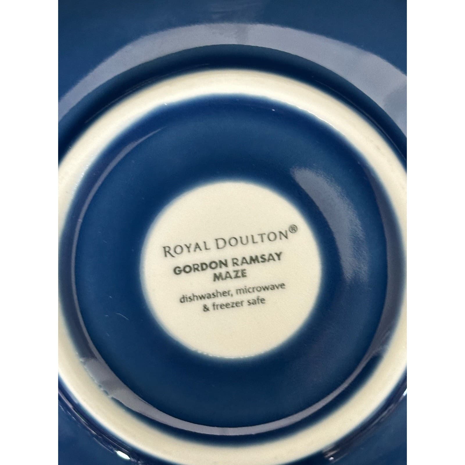 Royal Doulton Gordon Ramsay Maze Denim Blue 3-Piece Place Setting - Thumbnail 8