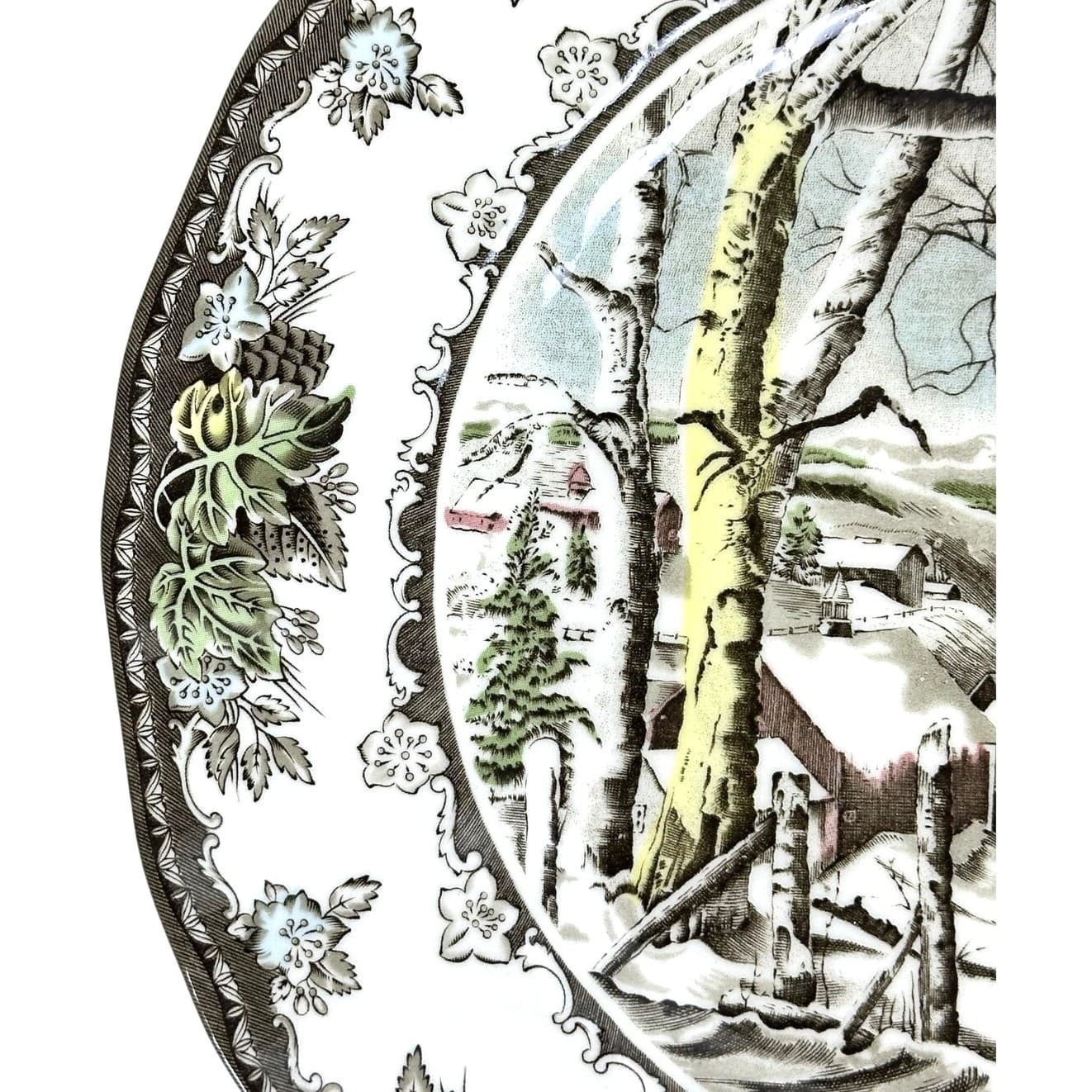 Johnson Bros Friendly Village England Vintage 50th Anniversary Limited Ed. Plate - Thumbnail 3