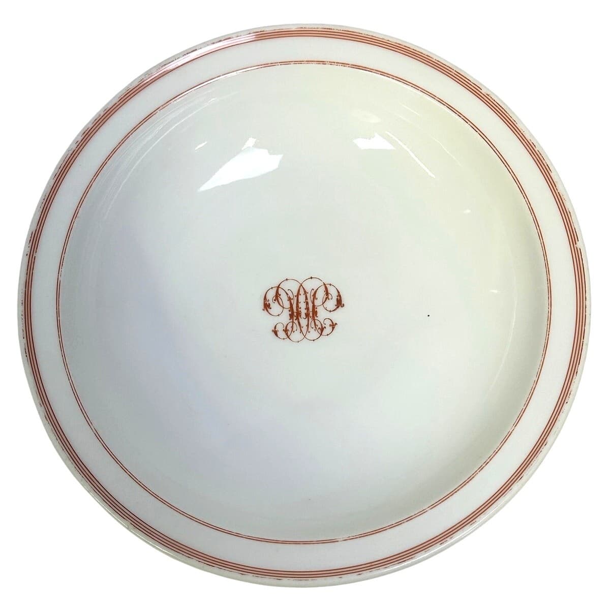Antique C H Pillivuyt & Co Paris Mid-Late 1800's Plates & Serving Bowl-14 Pieces - Thumbnail 3