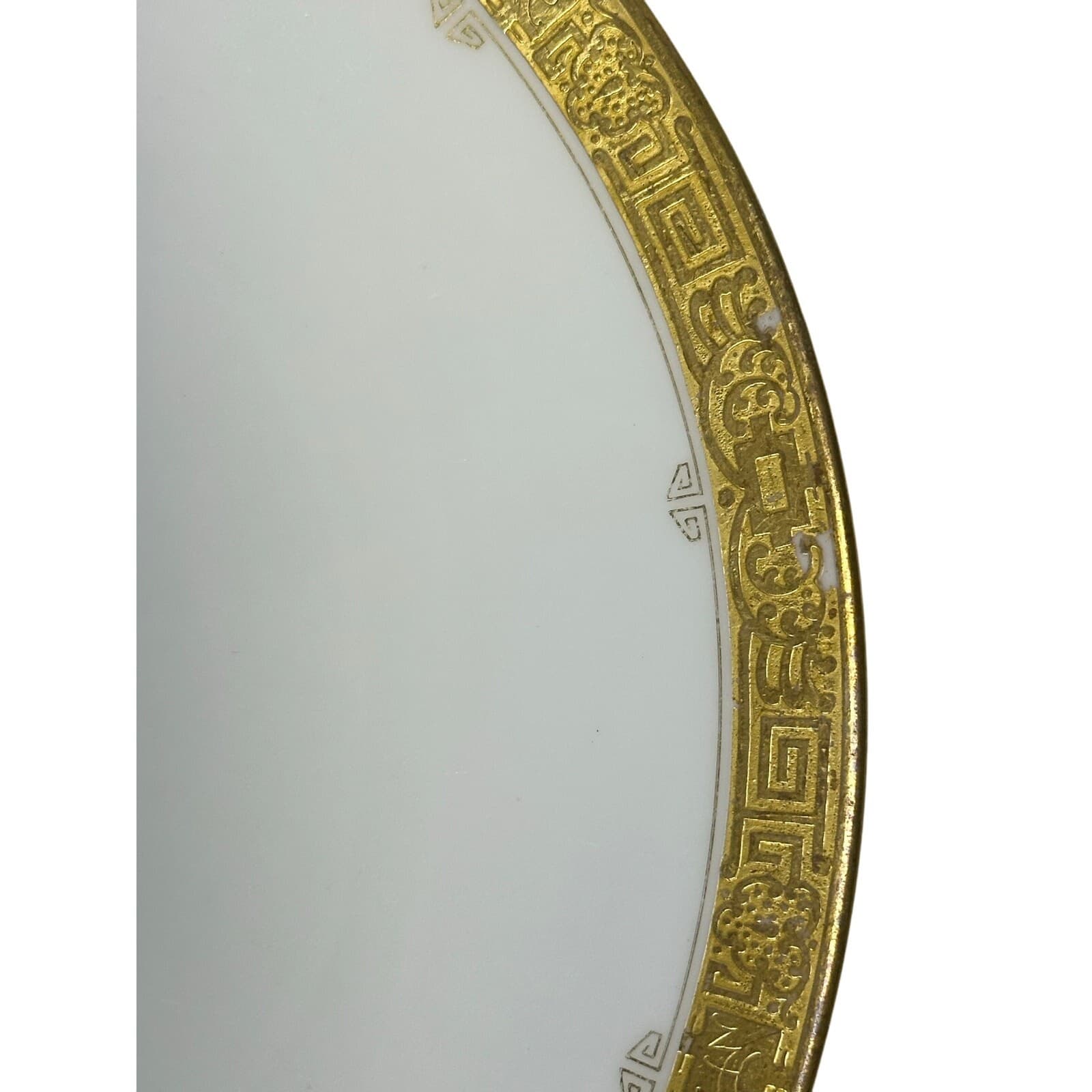 'Escalier de Cristal' Paris Antique Late 1800's Gilded Plates-Set of 2-Read - Thumbnail 8