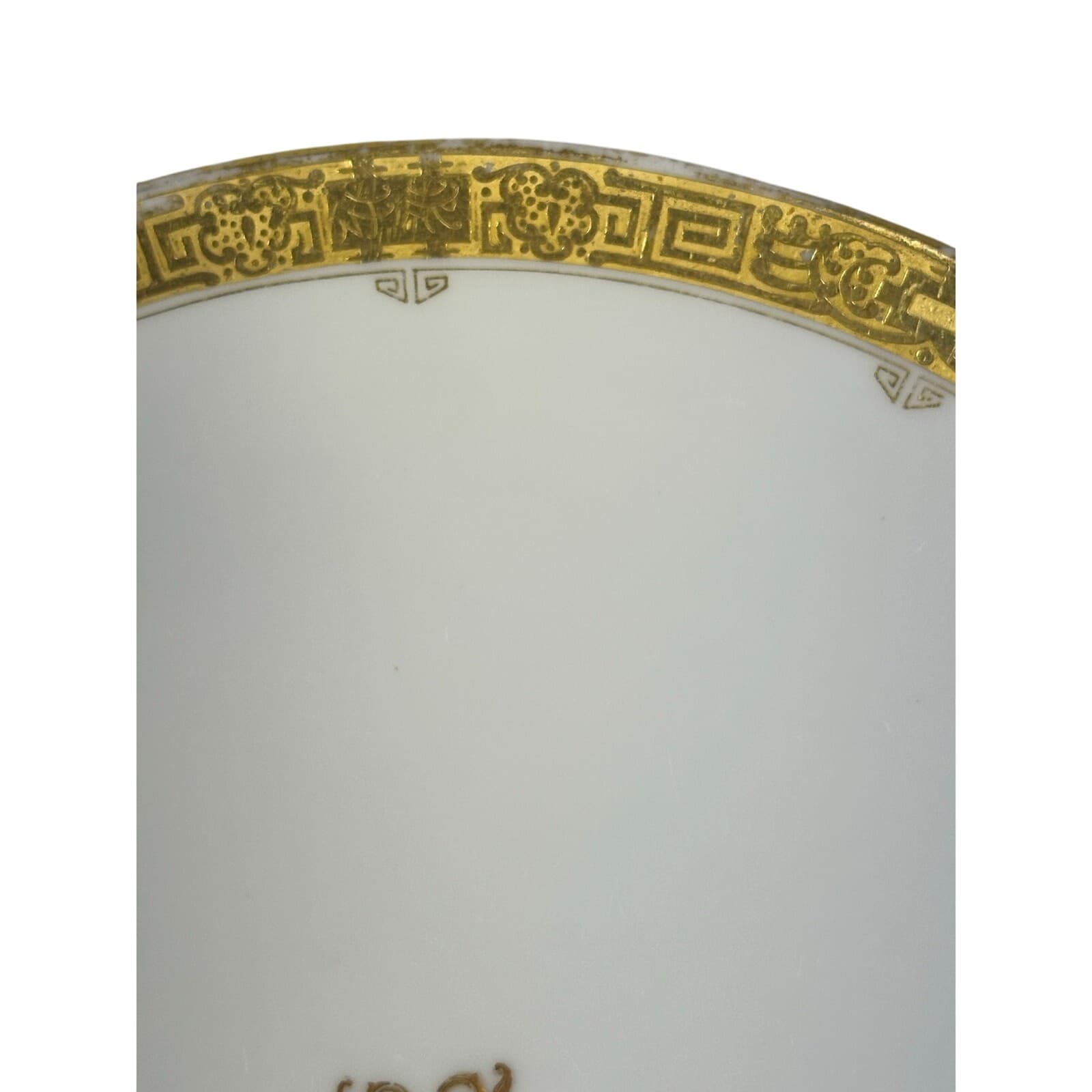 'Escalier de Cristal' Paris Antique Late 1800's Gilded Plates-Set of 2-Read - Thumbnail 7