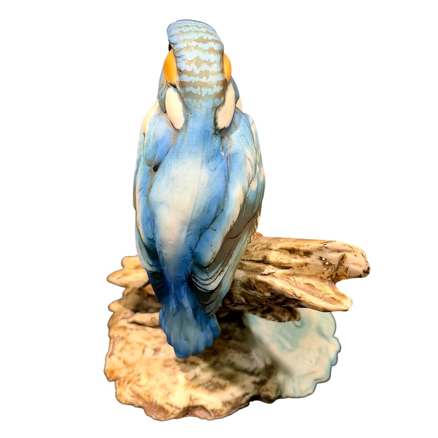 House of Goebel Italy Vintage Kingfisher Bird Figurine Hand Painted Porcelain - Thumbnail 7