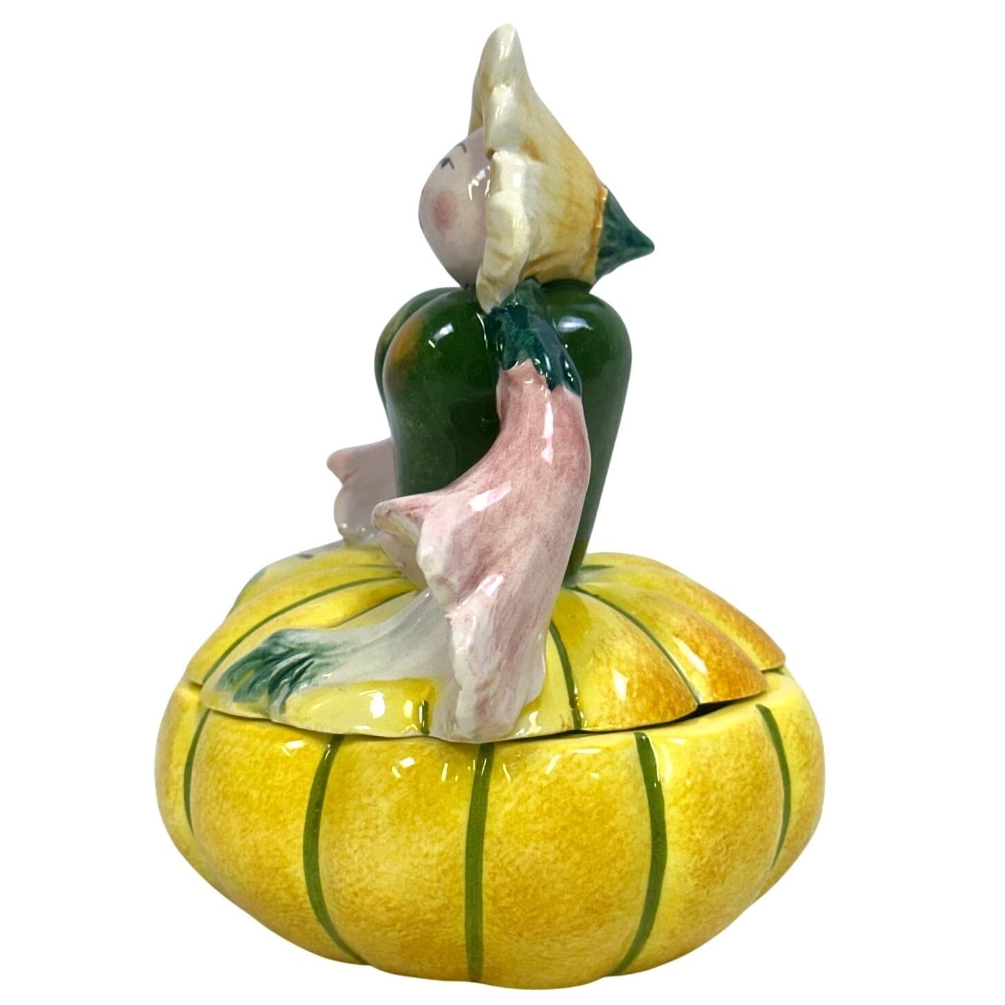 Horchow Vintage 60's-70's Anthropomorphic Neiman Marcus Squash Lady-Italy - Thumbnail 2
