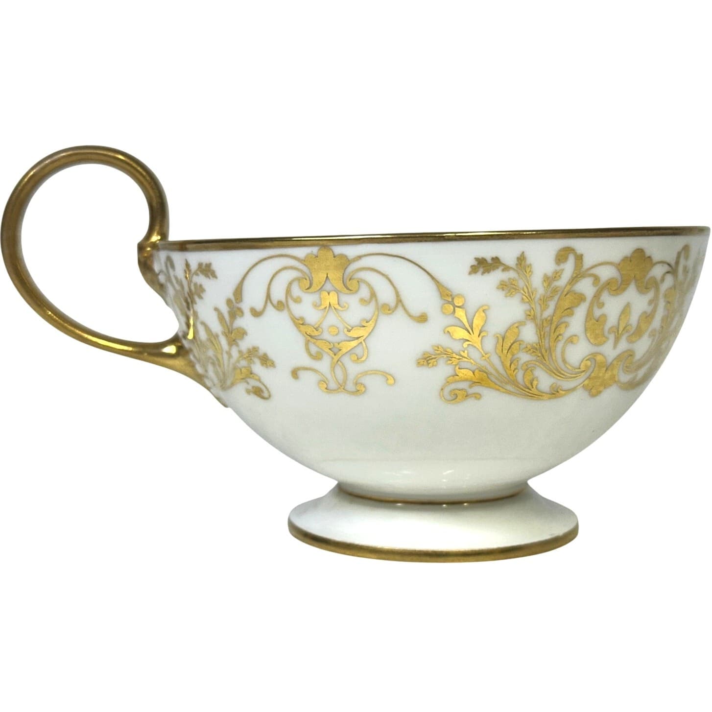Antique Sevres Château des Tuileries 1876 Large Teacup & 1883 Saucer-Elegant! - Thumbnail 6