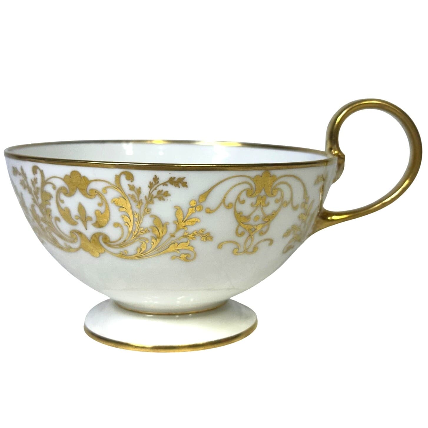 Antique Sevres Château des Tuileries 1876 Large Teacup & 1883 Saucer-Elegant! - Thumbnail 4