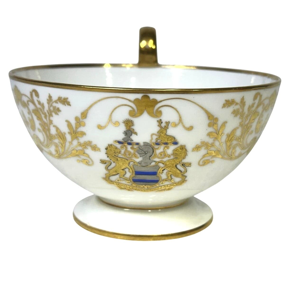 Antique Sevres Château des Tuileries 1876 Large Teacup & 1883 Saucer-Elegant! - Thumbnail 3