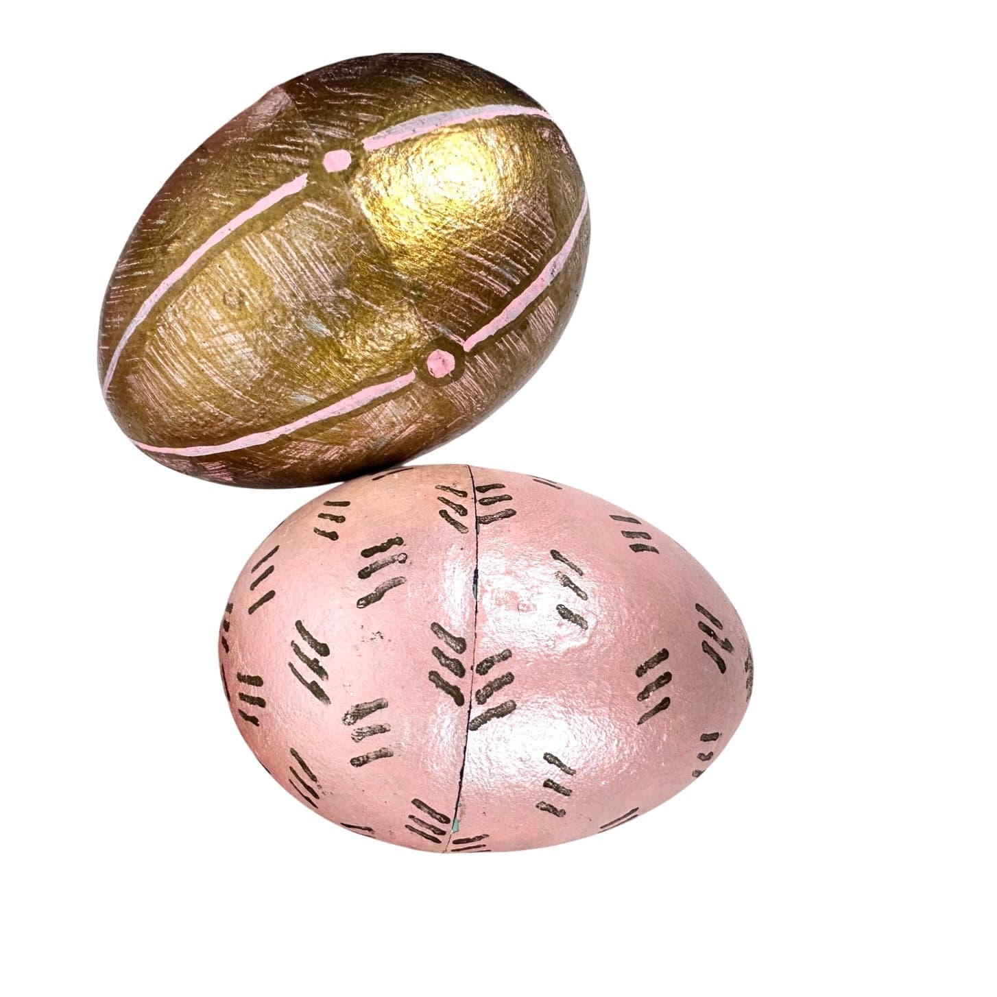 24 Hand Painted Plastic Easter Eggs & 31 Plastic Eggs and Jellybeans Plus Chick! - Thumbnail 4