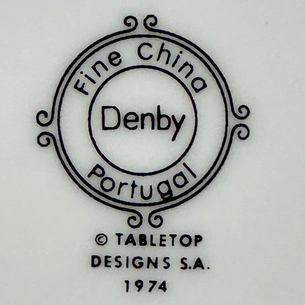 Denby-Langley Retired 1976-1981 'Wonderland' 10 3/8" Dinner Plate-Portugal - Thumbnail 4