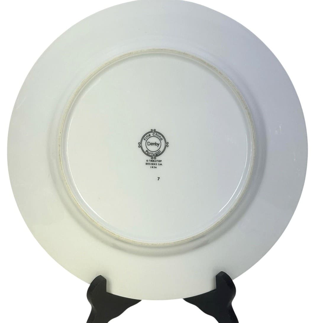 Denby-Langley Retired 1976-1981 'Wonderland' 10 3/8" Dinner Plate-Portugal - Thumbnail 3