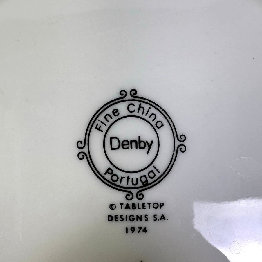 Denby-Langley Retired 1976-1981 'Wonderland' Soup/Cereal Bowls-Portugal-Set of 3 - Thumbnail 5