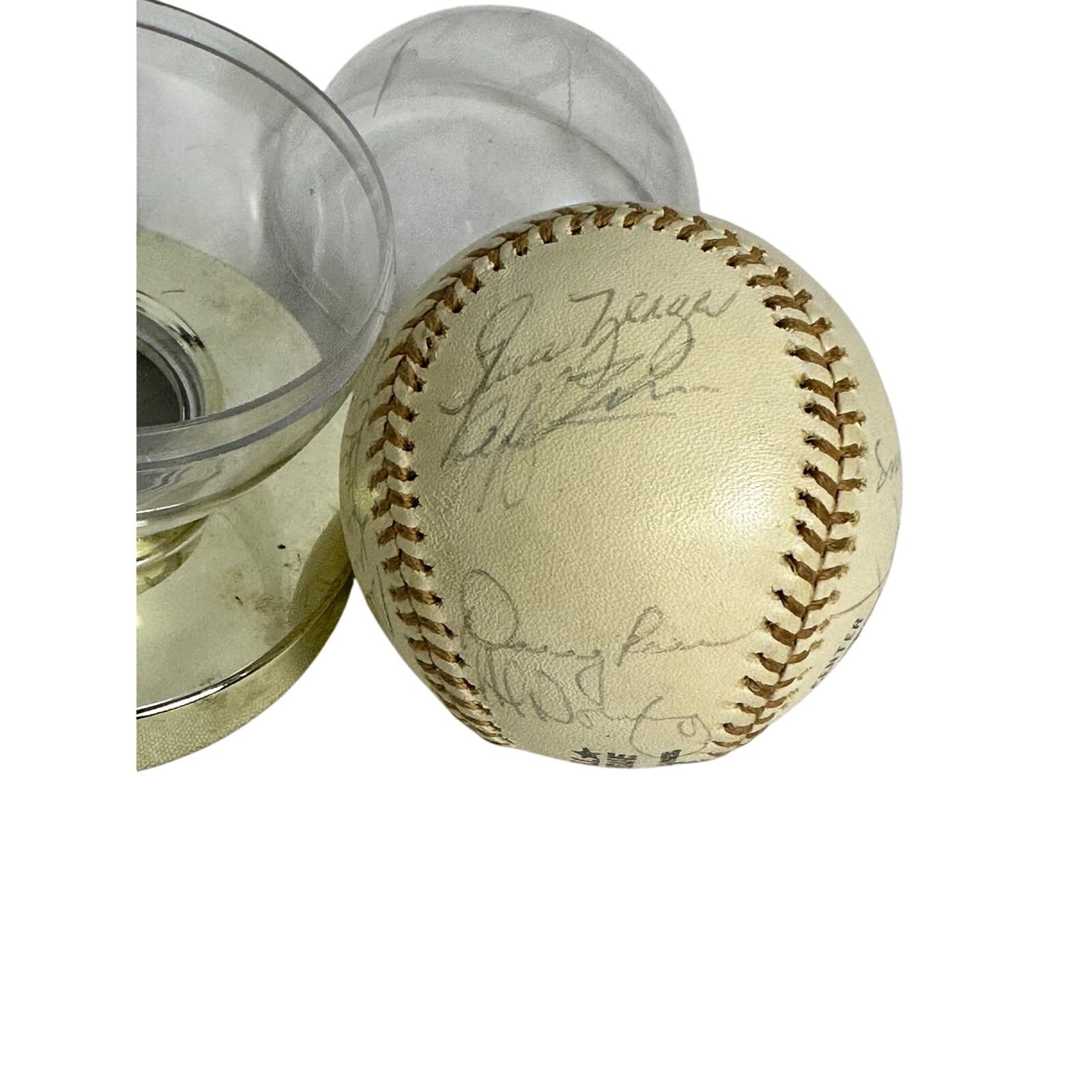 1970s Los Angeles Dodgers Signed Baseball - Thumbnail 3