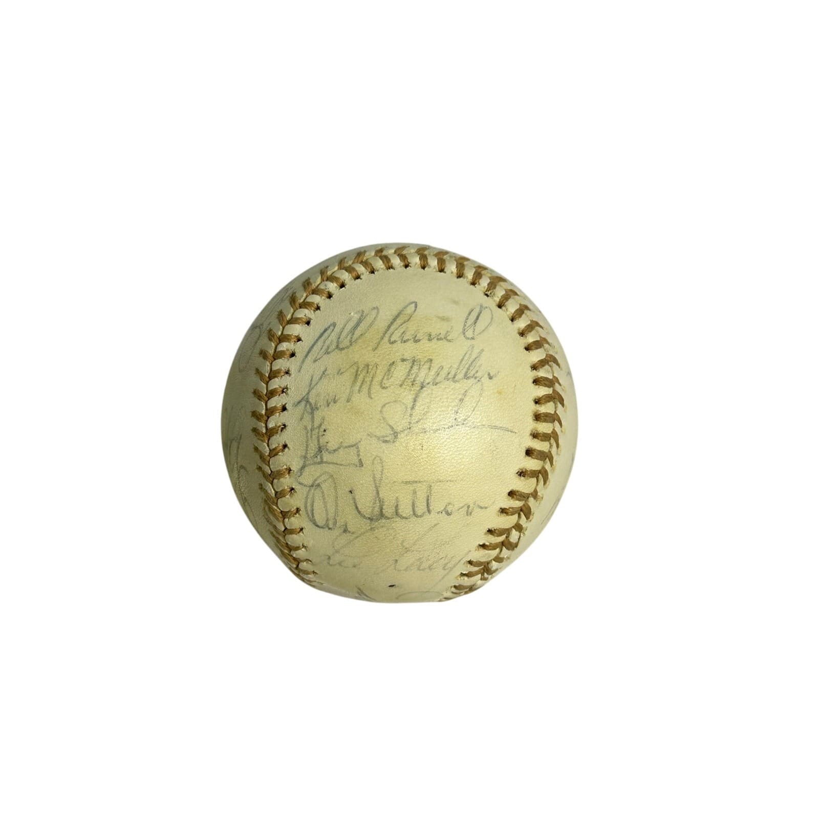 1970s Los Angeles Dodgers Signed Baseball - Thumbnail 6