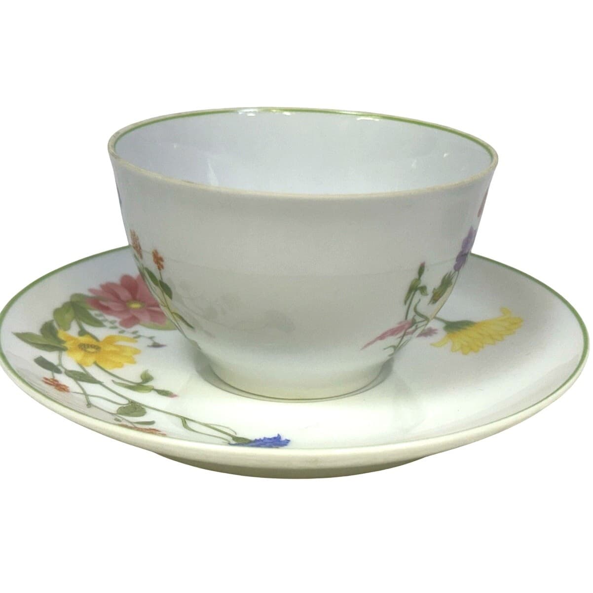 Denby-Langley Retired 1976-1981 'Wonderland' Cup and Saucer-Portugal-Set of 3 - Thumbnail 5