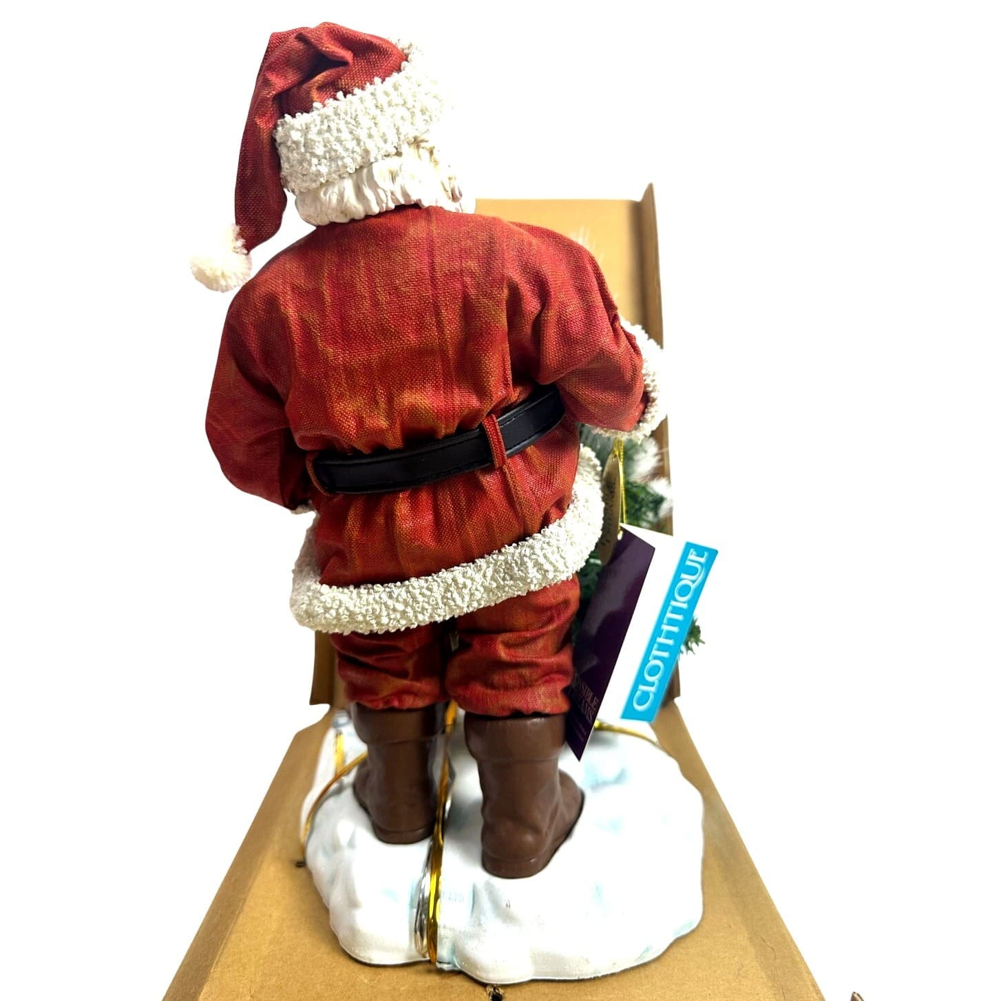 Clothtique Possible Dreams 2000 “Christmas Glow” 15103 Santa Figure-Excellent - Thumbnail 5