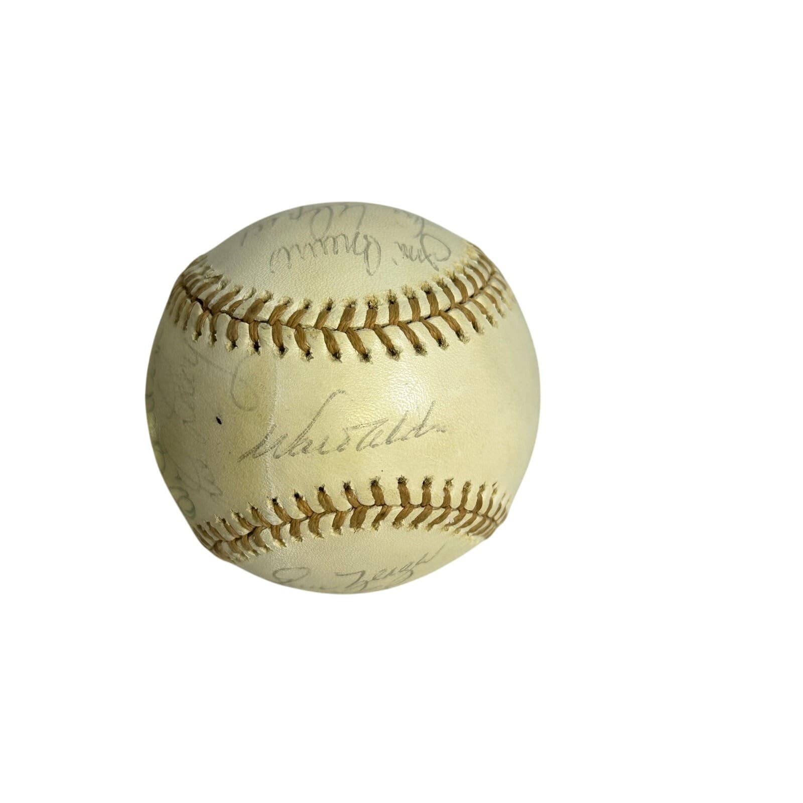 1970s Los Angeles Dodgers Signed Baseball - Thumbnail 5